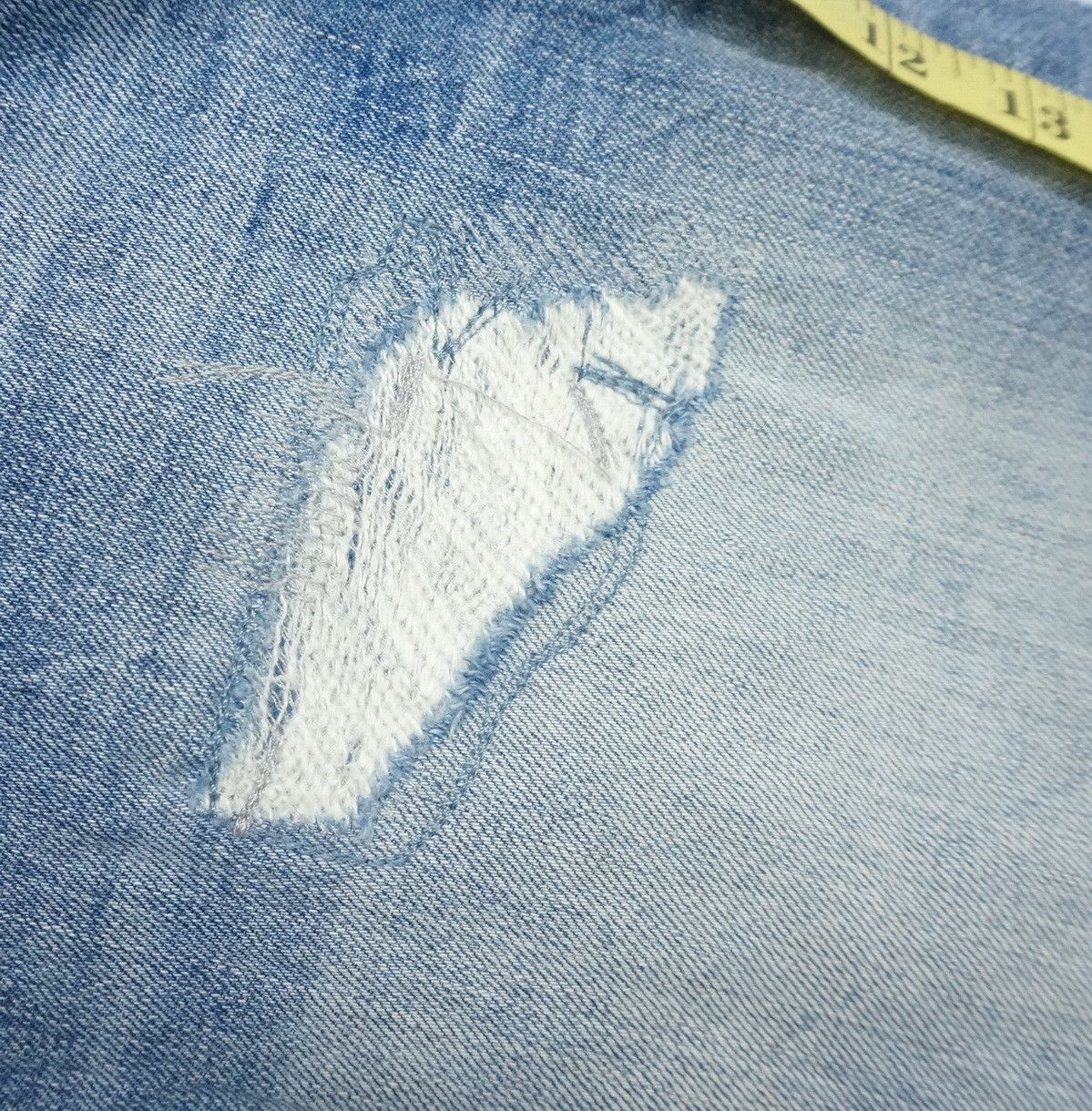 Japanese Brand &Denim Distressed Patchwork Jeans Size US 33 - 19 Thumbnail