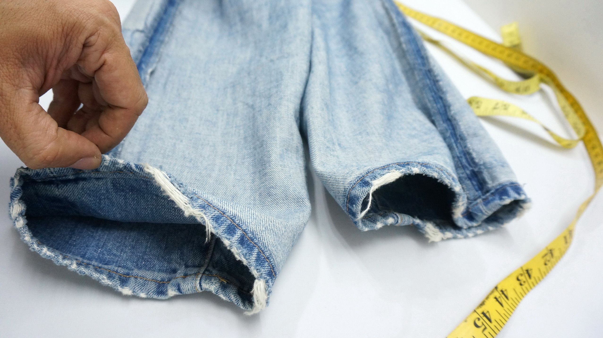 Japanese Brand &Denim Distressed Patchwork Jeans Size US 33 - 24 Thumbnail