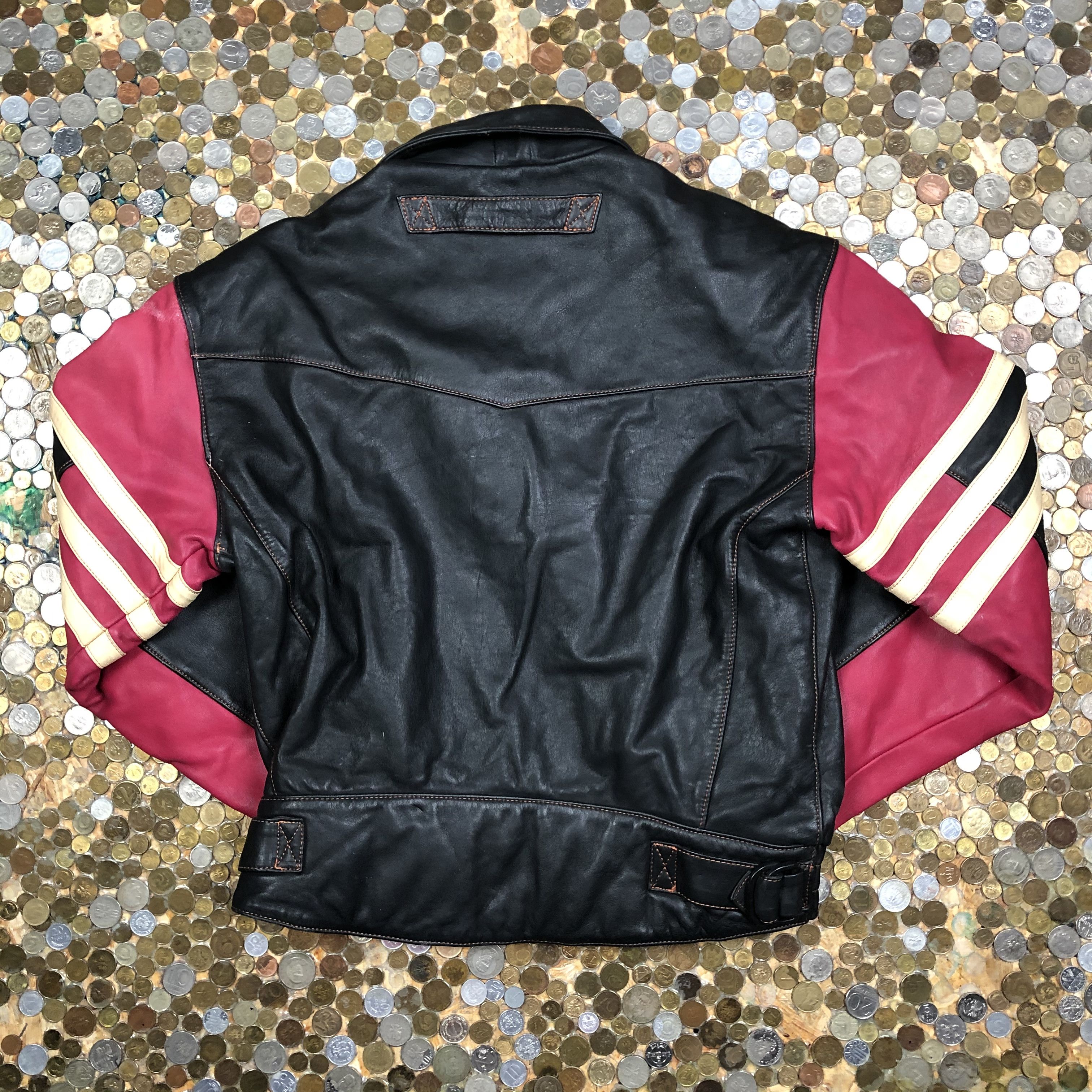 Vintage Vintage Racing Leather Jacket 90's Size US S / EU 44-46 / 1 - 4 Thumbnail