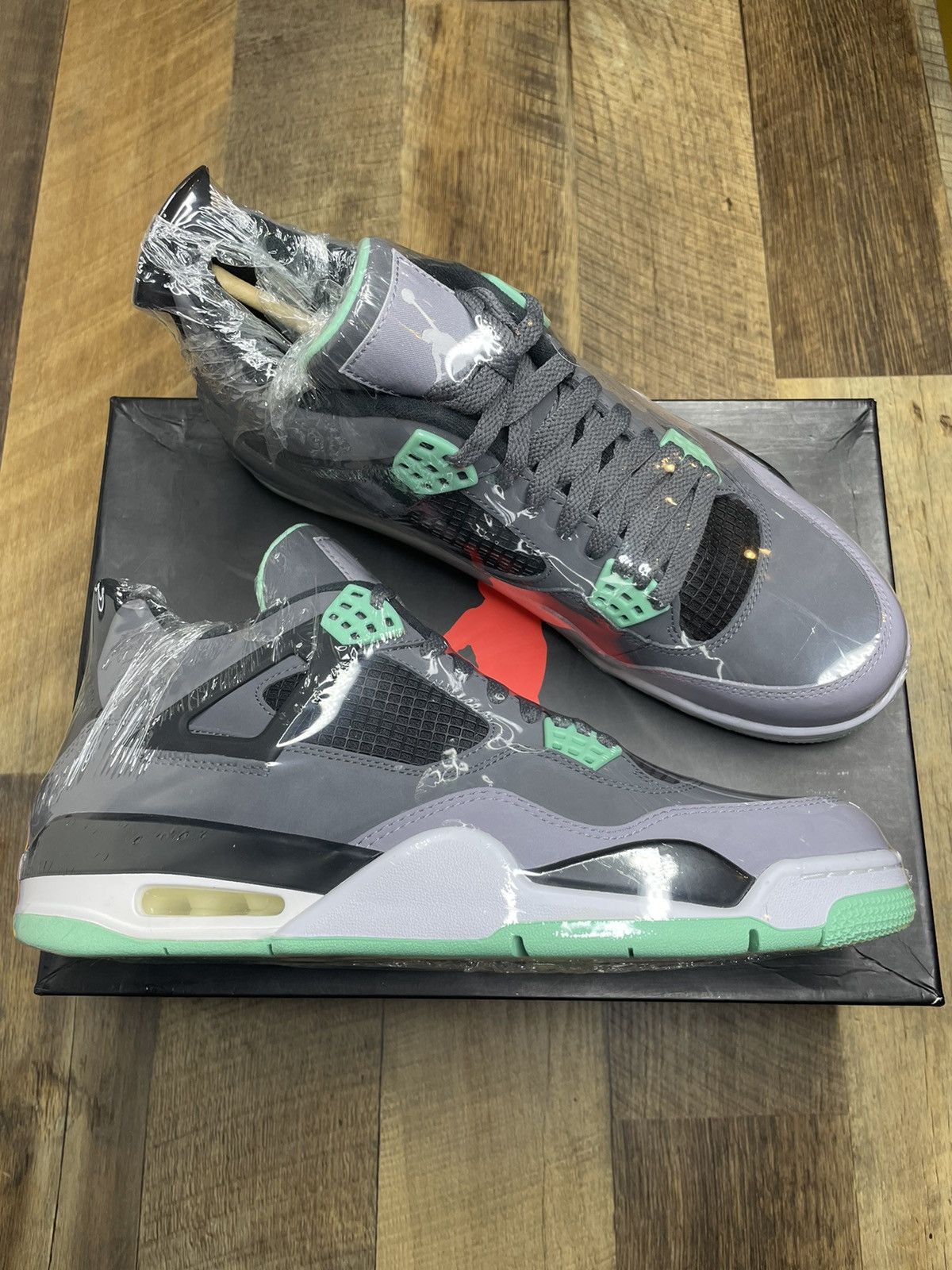 Jordan Brand Air Jordan 4 Retro Green Glow 2013 Size US 11.5 / EU 44-45 - 6 Thumbnail