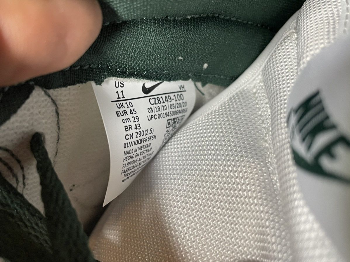 Nike Nike dunk high Spartan green 2020 retro Size US 11 / EU 44 - 4 Thumbnail