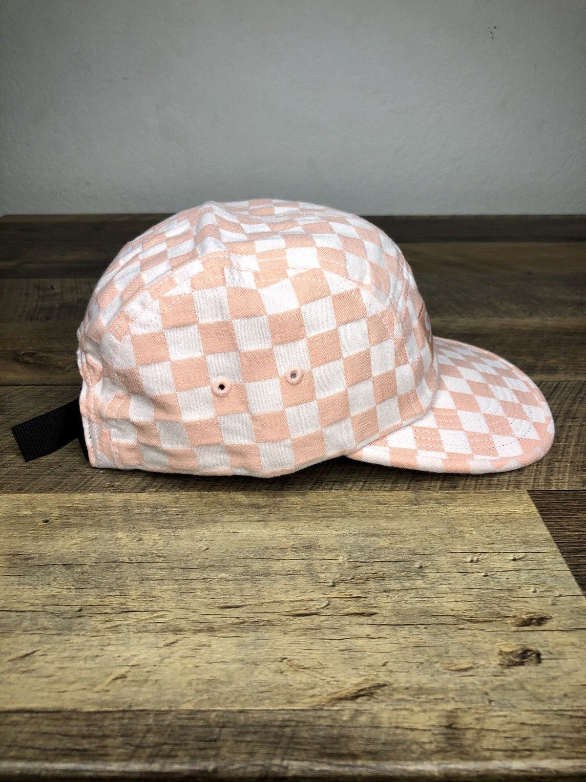 Supreme Checkerboard Camp Cap peach Size ONE SIZE - 2 Thumbnail