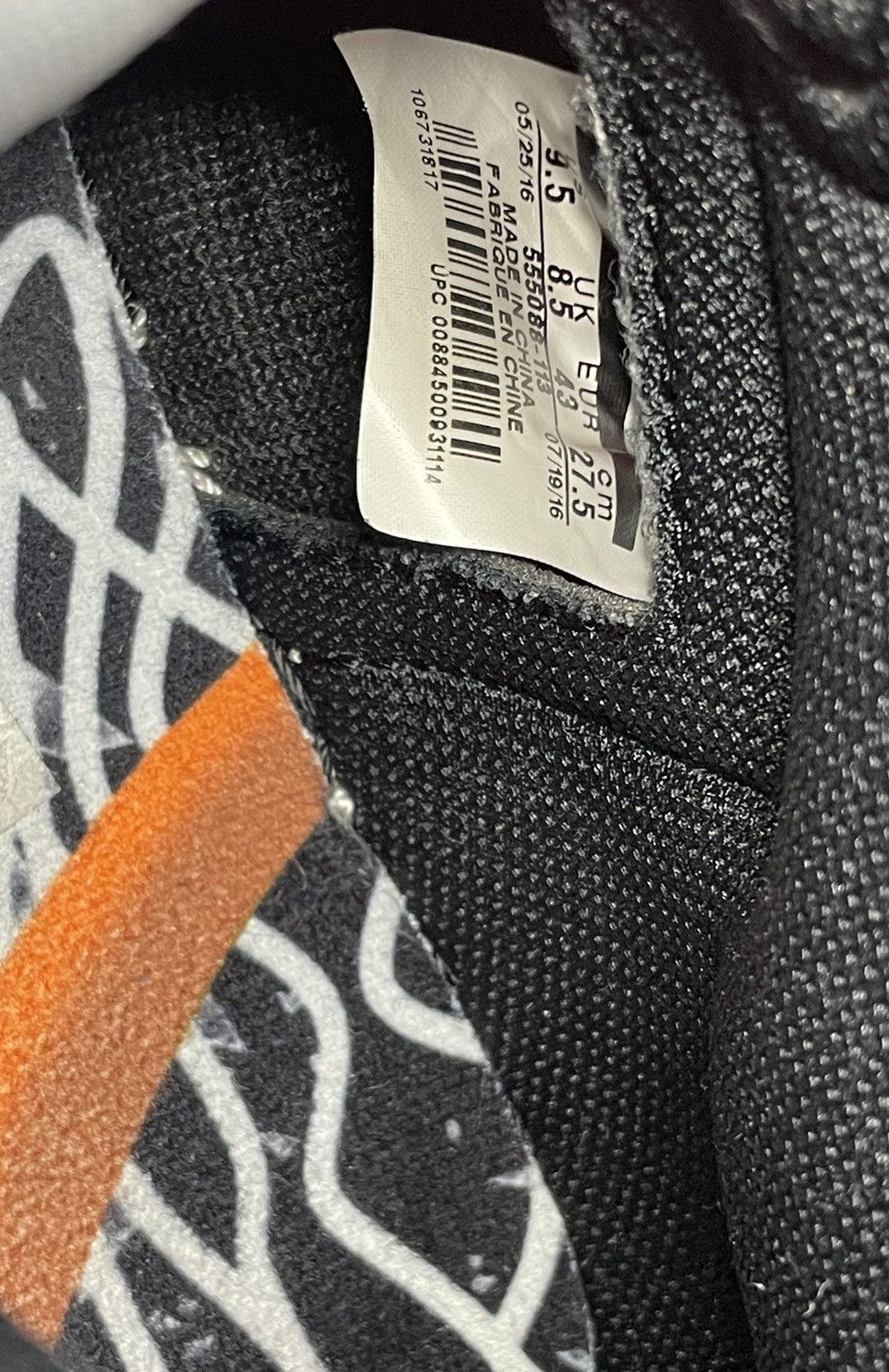 Jordan Brand Air Jordan 1 retro Og High shattered backboard away 2016 Size US 9.5 / EU 42-43 - 9 Thumbnail