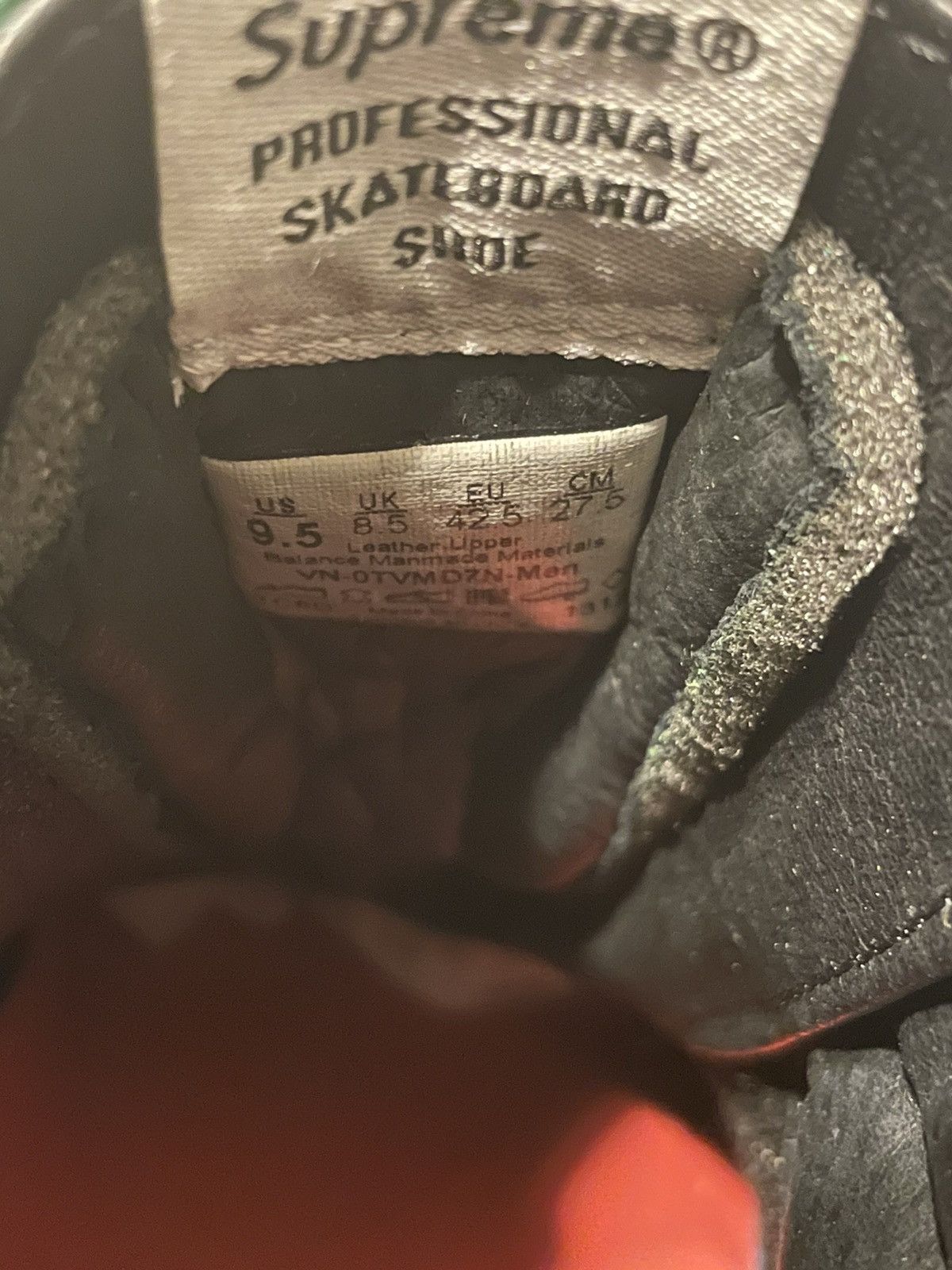 Playboy × Supreme × Vans Supreme Playboy Vans Sk8 hi skate high 2014 Size US 9.5 / EU 42-43 - 7 Thumbnail