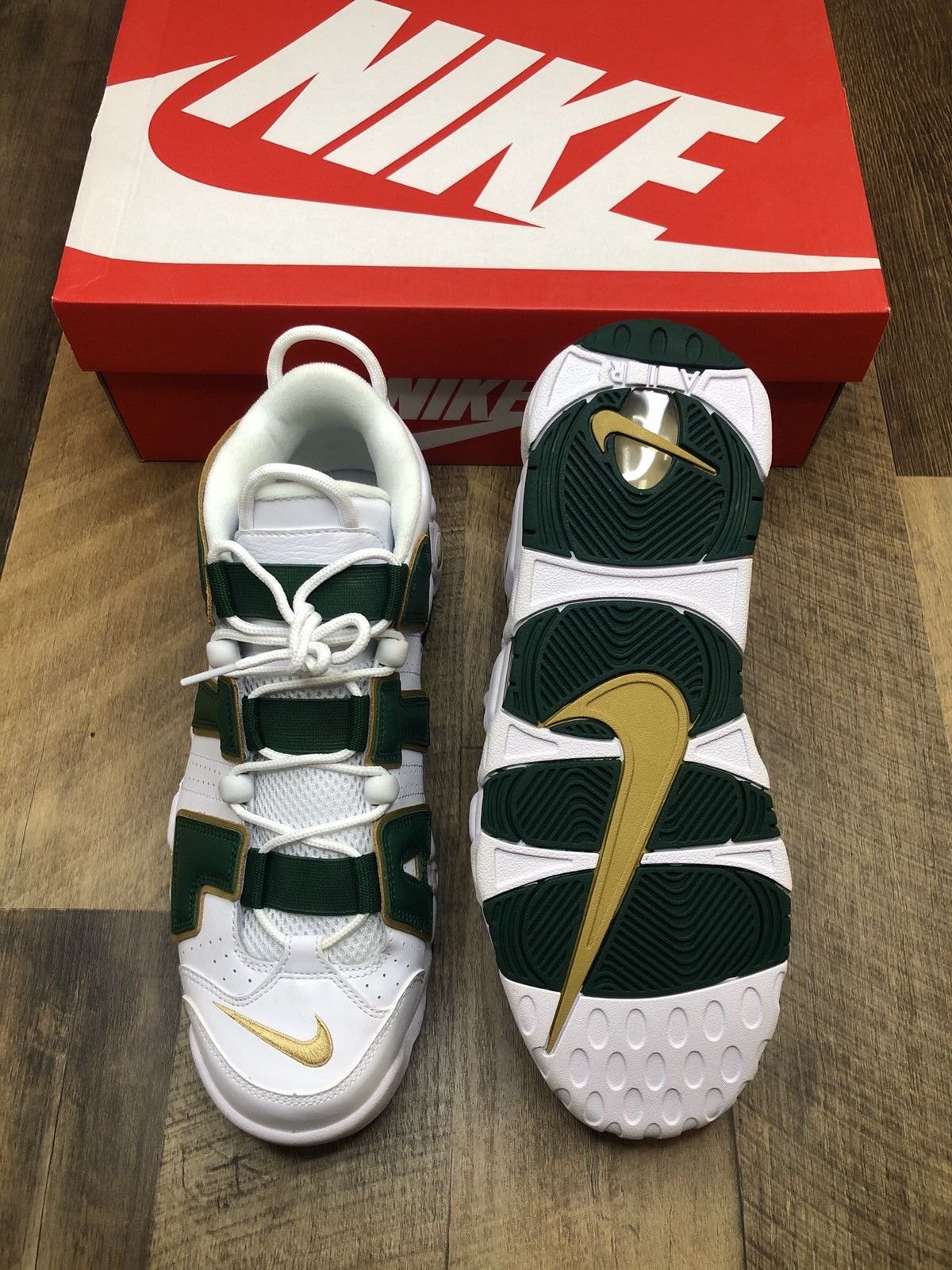 Nike Air More Uptempo QS Atlanta City Series Pack 2017 Size US 10 / EU 43 - 3 Thumbnail