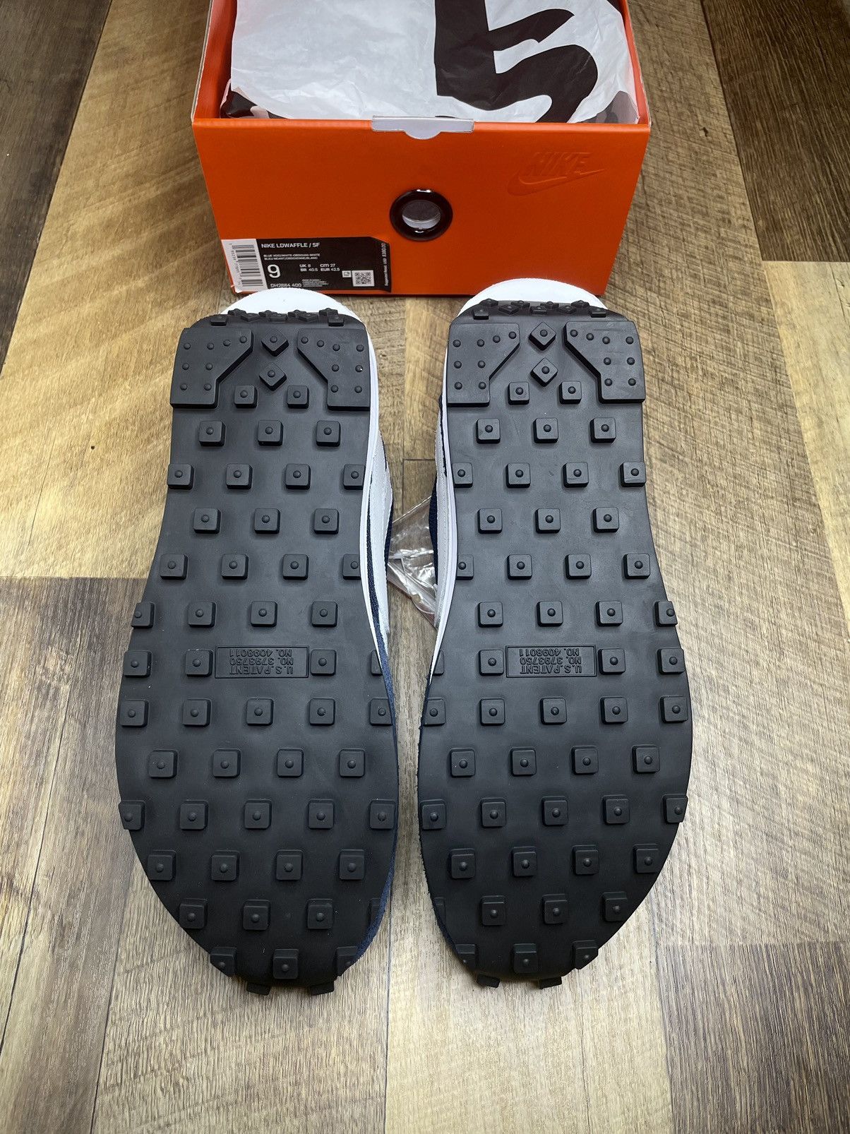 Fragment Design × Nike × Sacai Fragment Design sacai Nike LDV Waffle Blackened Blue Size US 9 / EU 42 - 3 Thumbnail
