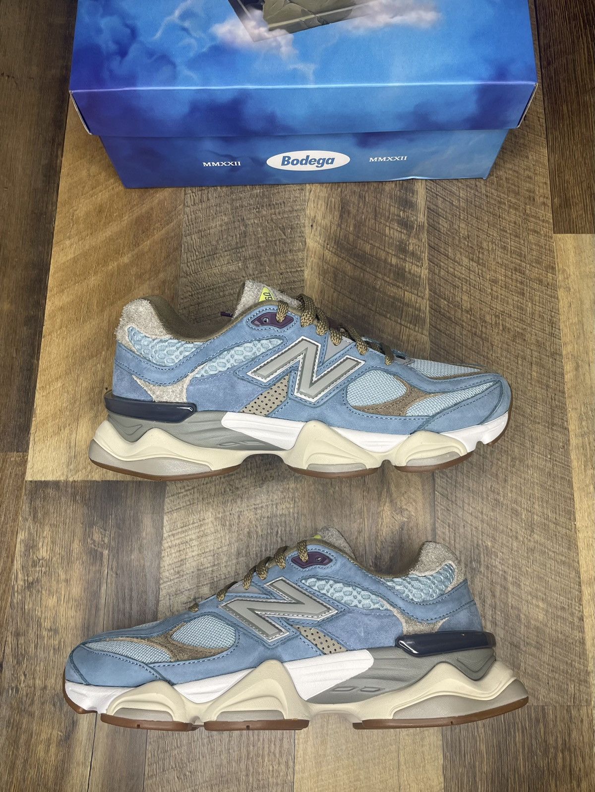 image of Bodega 9060 Age Of Discovery 2022 Shoes in Blue, Men's (Size 10)