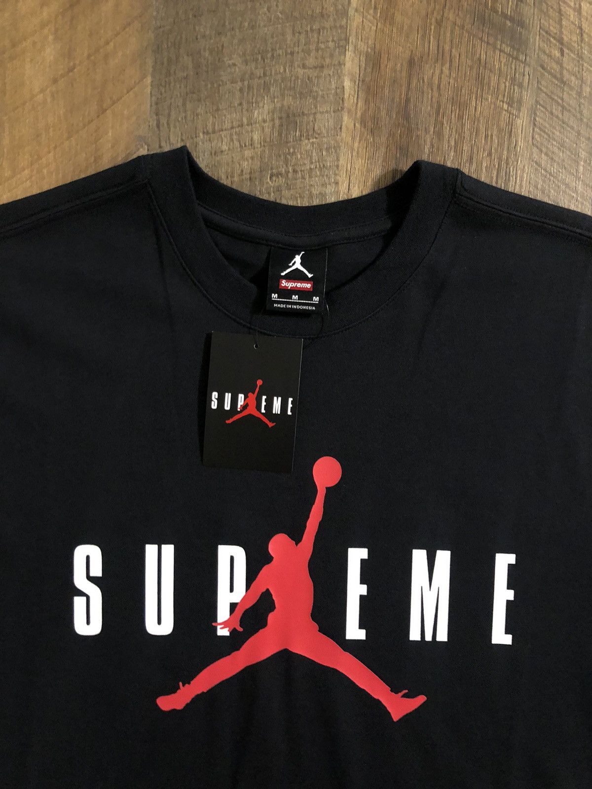 Jordan Brand × Supreme Supreme Air Jordan tee Size US M / EU 48-50 / 2 - 2 Thumbnail