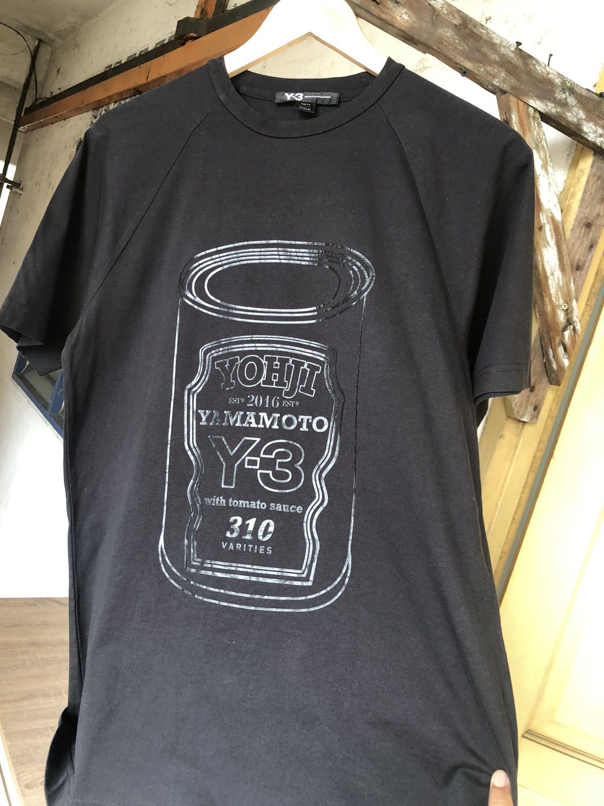 Yohji Yamamoto Yohji Yamamoto x Adidas Y3 Tomato Sauce Oversized T-Shirt Size US XS / EU 42 / 0 - 18 Thumbnail