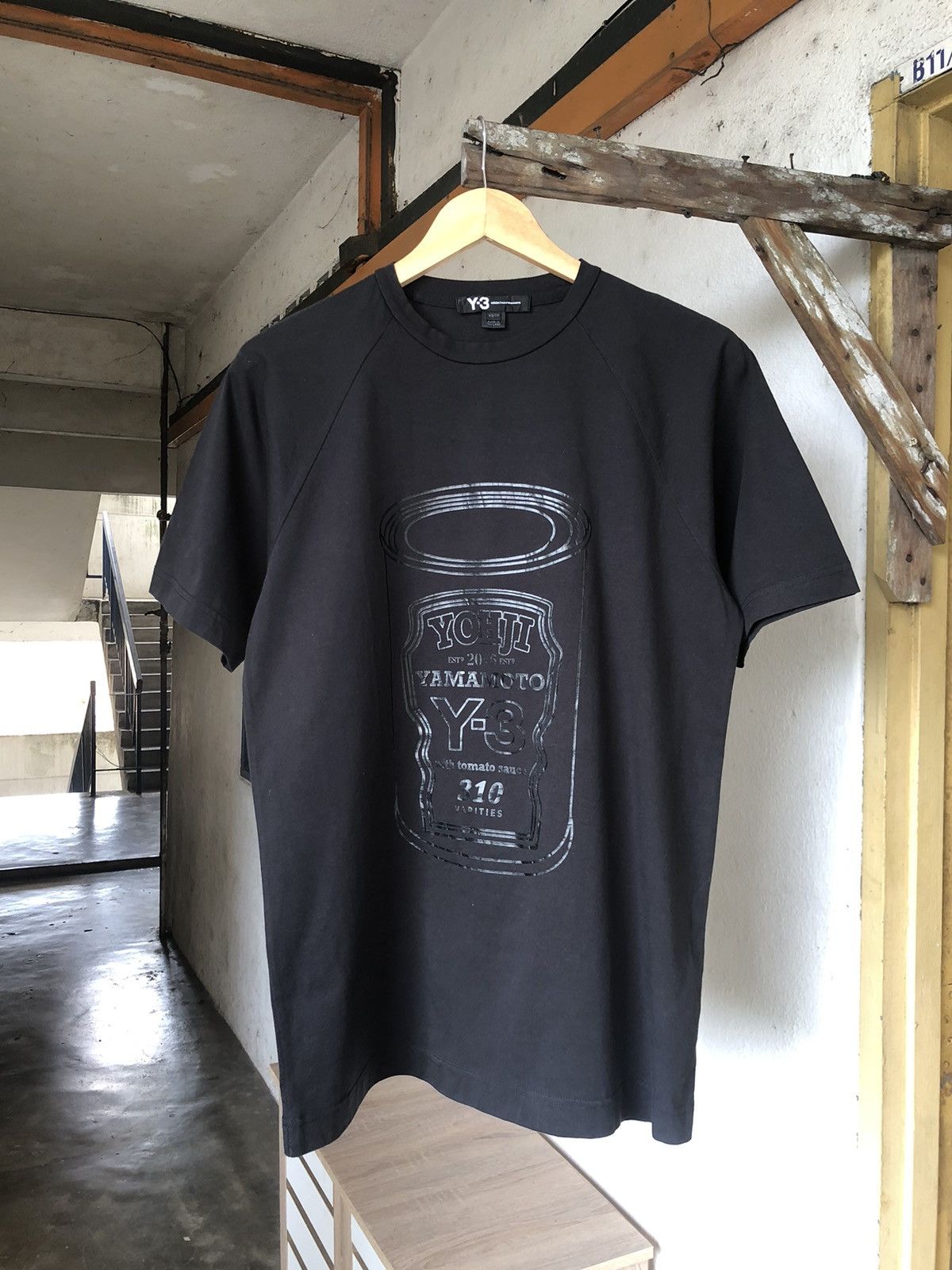 Yohji Yamamoto Yohji Yamamoto x Adidas Y3 Tomato Sauce Oversized T-Shirt Size US XS / EU 42 / 0 - 4 Thumbnail