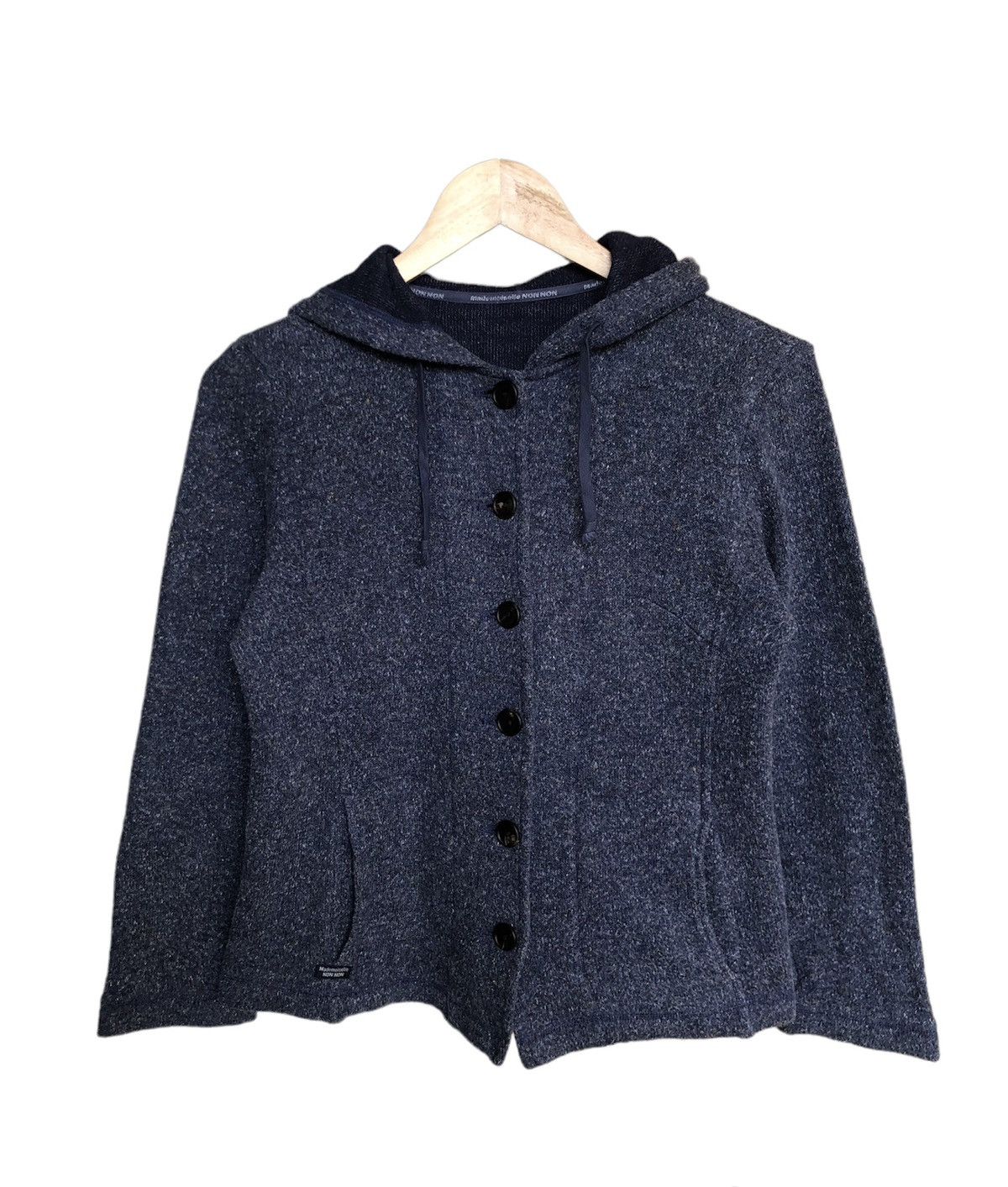 image of By Issey Miyake Sweat Hoodie in Blue, Women's (Size Medium)
