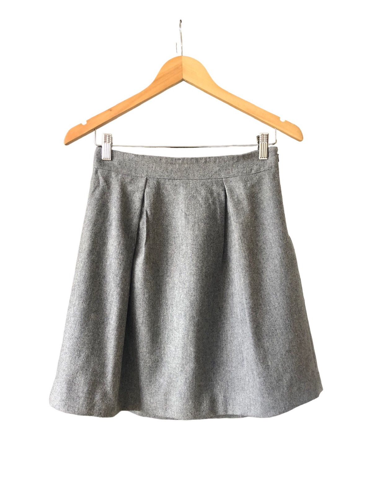 image of Jil Sander x Vintage Jin Sander X Uniqlo Mini Skirts in Grey, Women's (Size 26)
