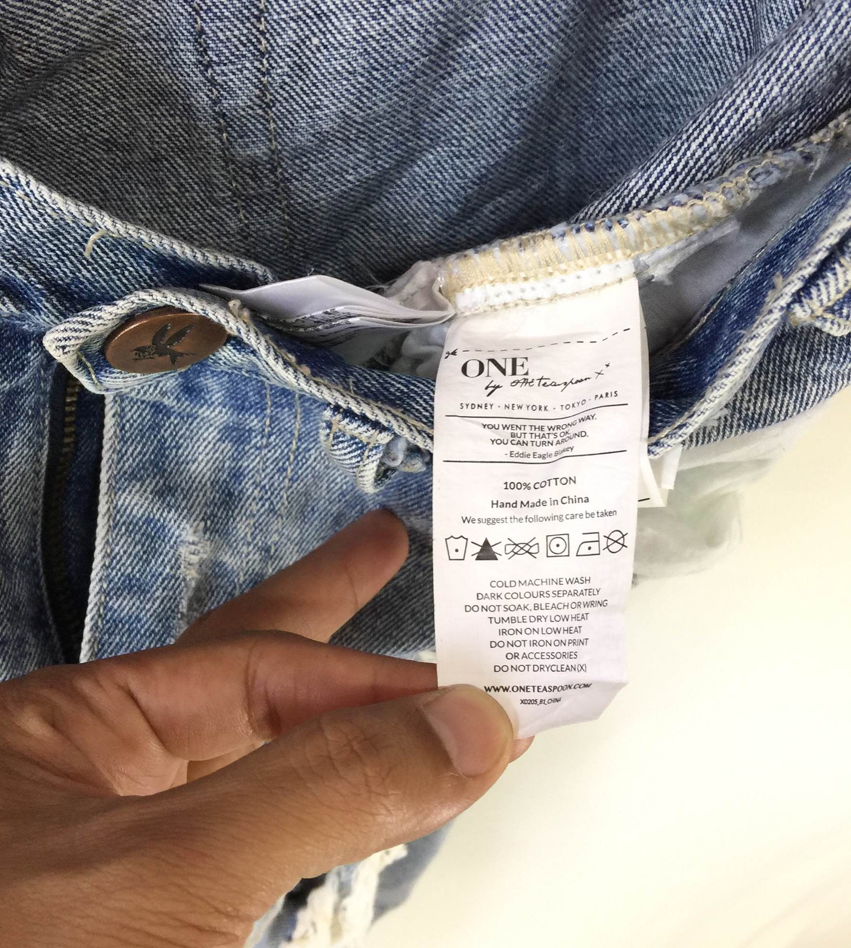 Designer One x oneteaspoon distressed jeans Size US 29 - 8 Thumbnail