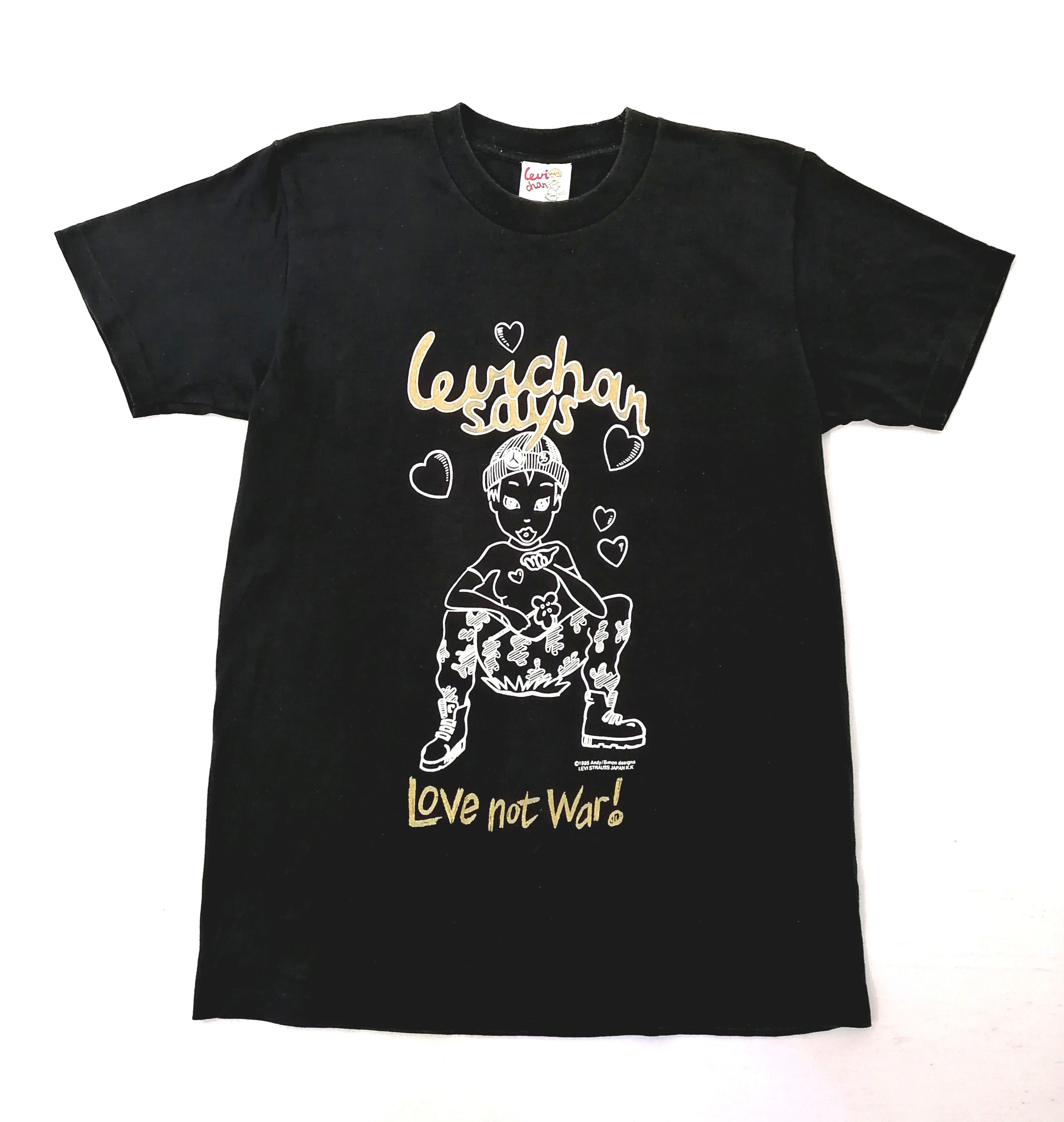 Japanese Brand × Levi's × Vintage Vintage 90s Levi Chan Levi's Tee Size US M / EU 48-50 / 2 - 1 Thumbnail