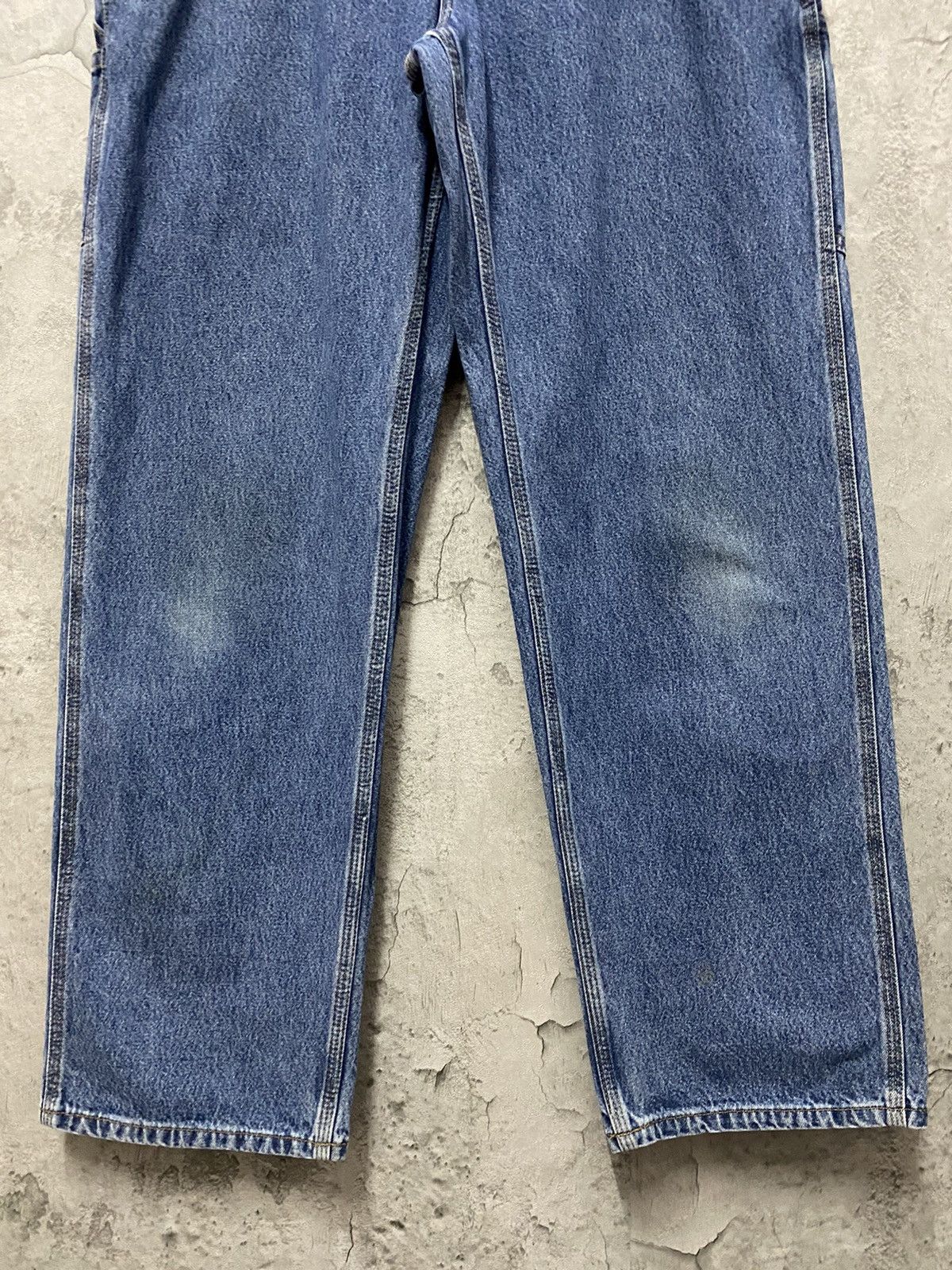 Carhartt × Vintage Vintage 90’s Carhartt Carpenters Loose Fit Denim Pants Size US 32 / EU 48 - 10 Thumbnail