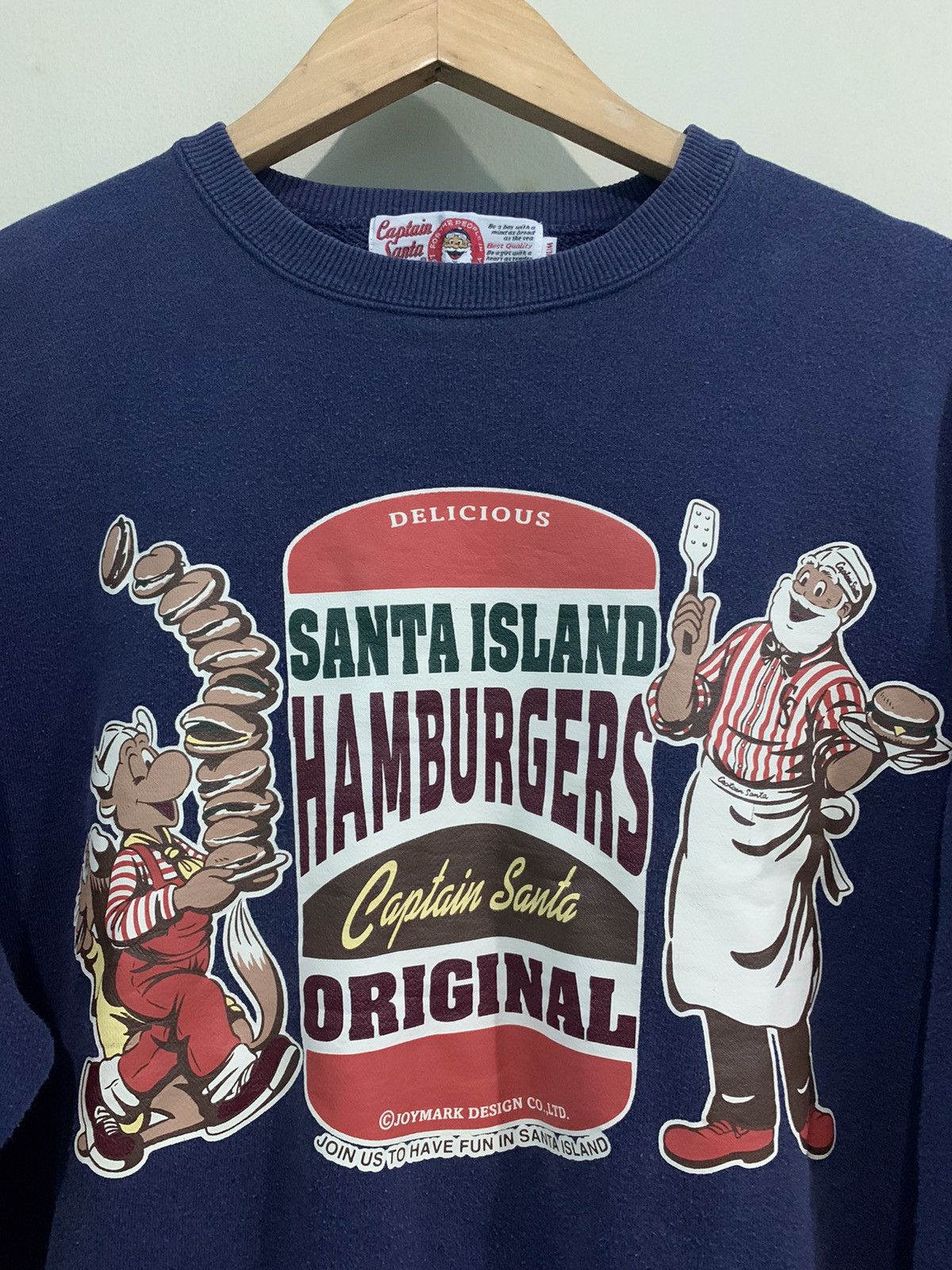 Japanese Brand × Vintage Vintage Sunfade Captain Santa Hamburger Original Size US M / EU 48-50 / 2 - 3 Thumbnail