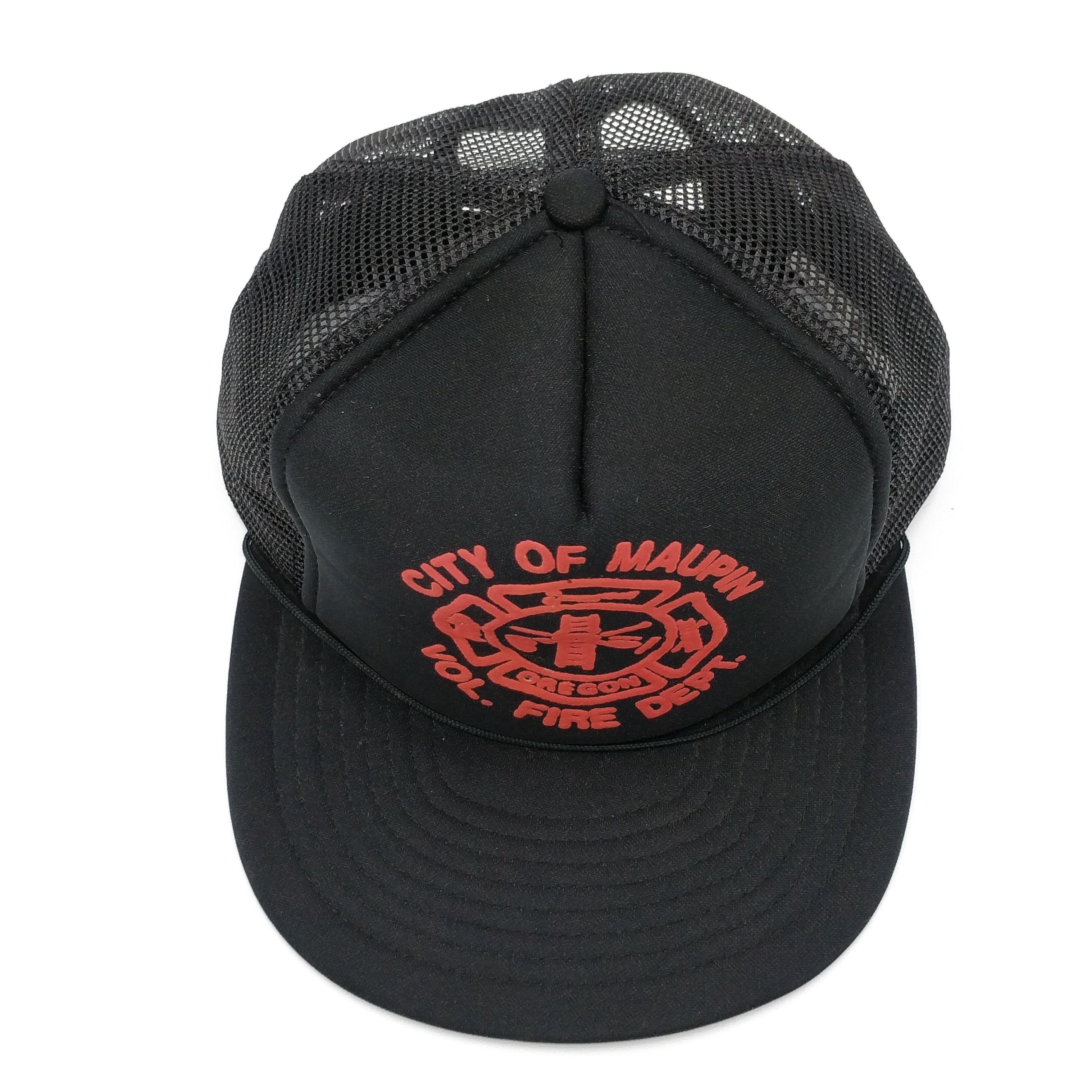 Vintage Vintage Maupin Oregon Fire Dept. Snapback Trucker Hat Size ONE SIZE - 2 Thumbnail