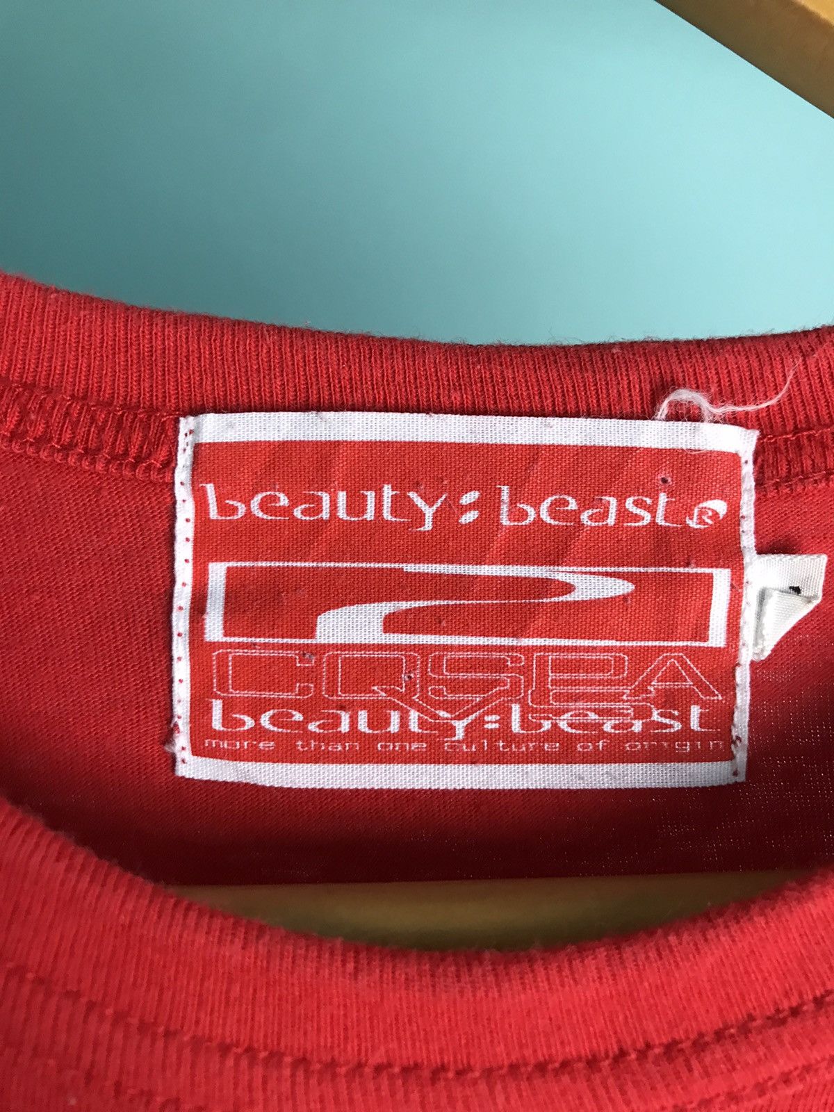 Beauty Beast Rare 1999 Beauty:Beast Takao Yamashita own Face Print Tee Size US S / EU 44-46 / 1 - 13 Thumbnail