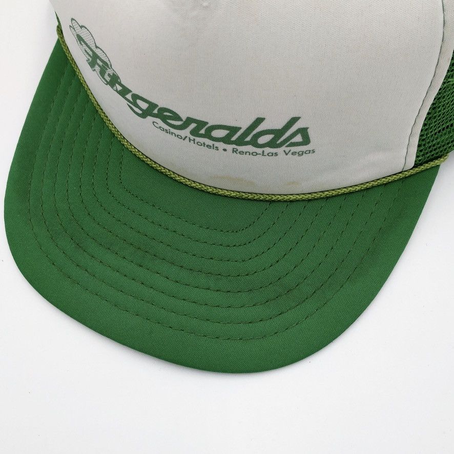 Vintage Vintage Fitzgerald Casino Snapback Trucker Mesh Hat Size ONE SIZE - 6 Thumbnail