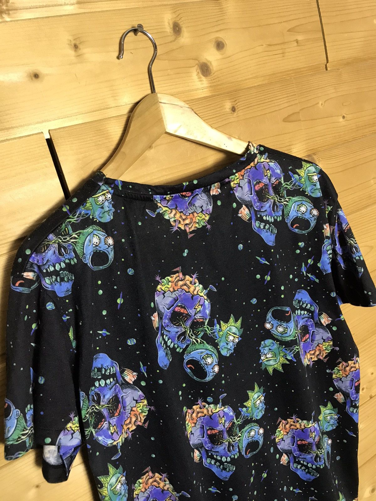 Cartoon Network Rick and Morty over print t-shirt Size US XL / EU 56 / 4 - 7 Thumbnail