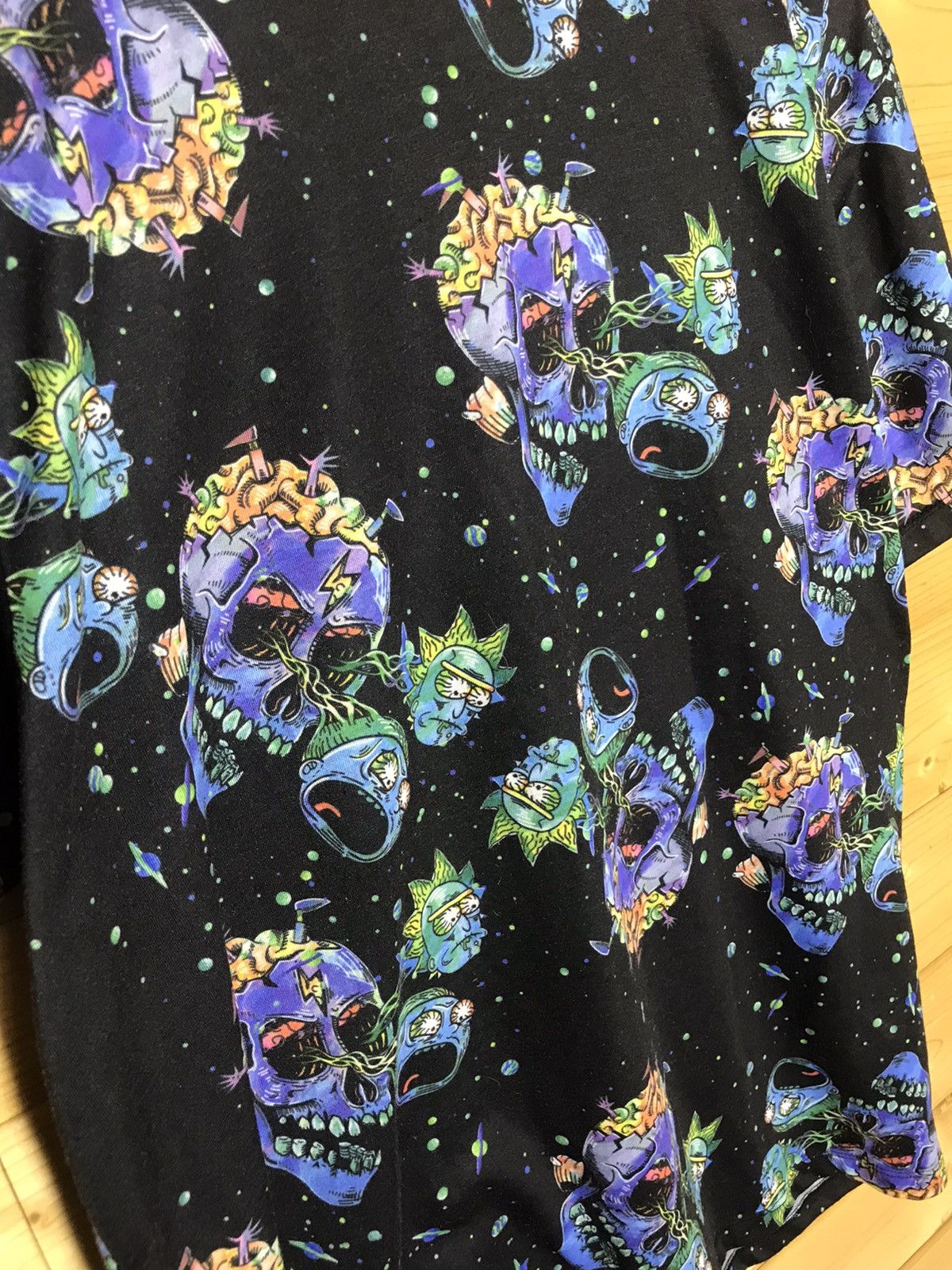 Cartoon Network Rick and Morty over print t-shirt Size US XL / EU 56 / 4 - 3 Thumbnail