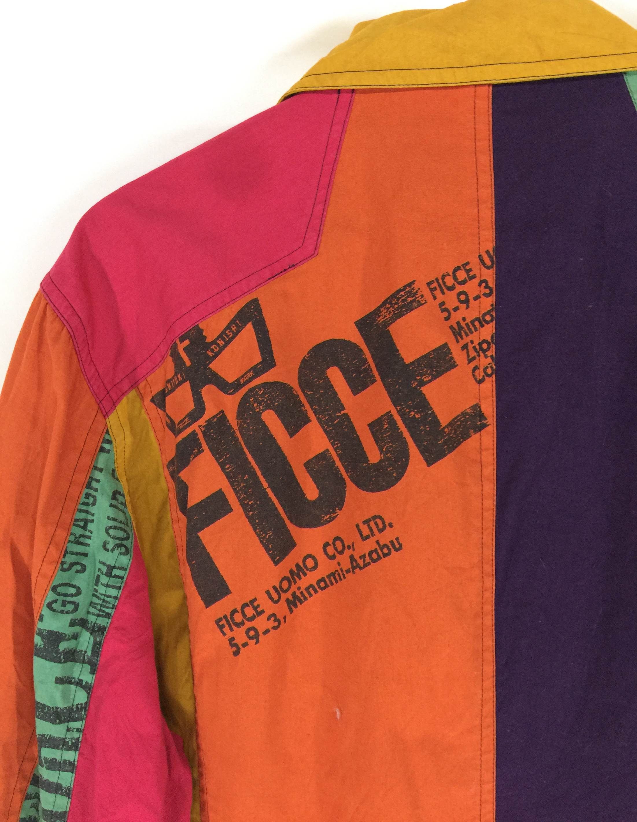 Designer × Japanese Brand × Yoshiyuki Konishi Ficce colorblock patchwork suits jacket Size 40S - 7 Thumbnail