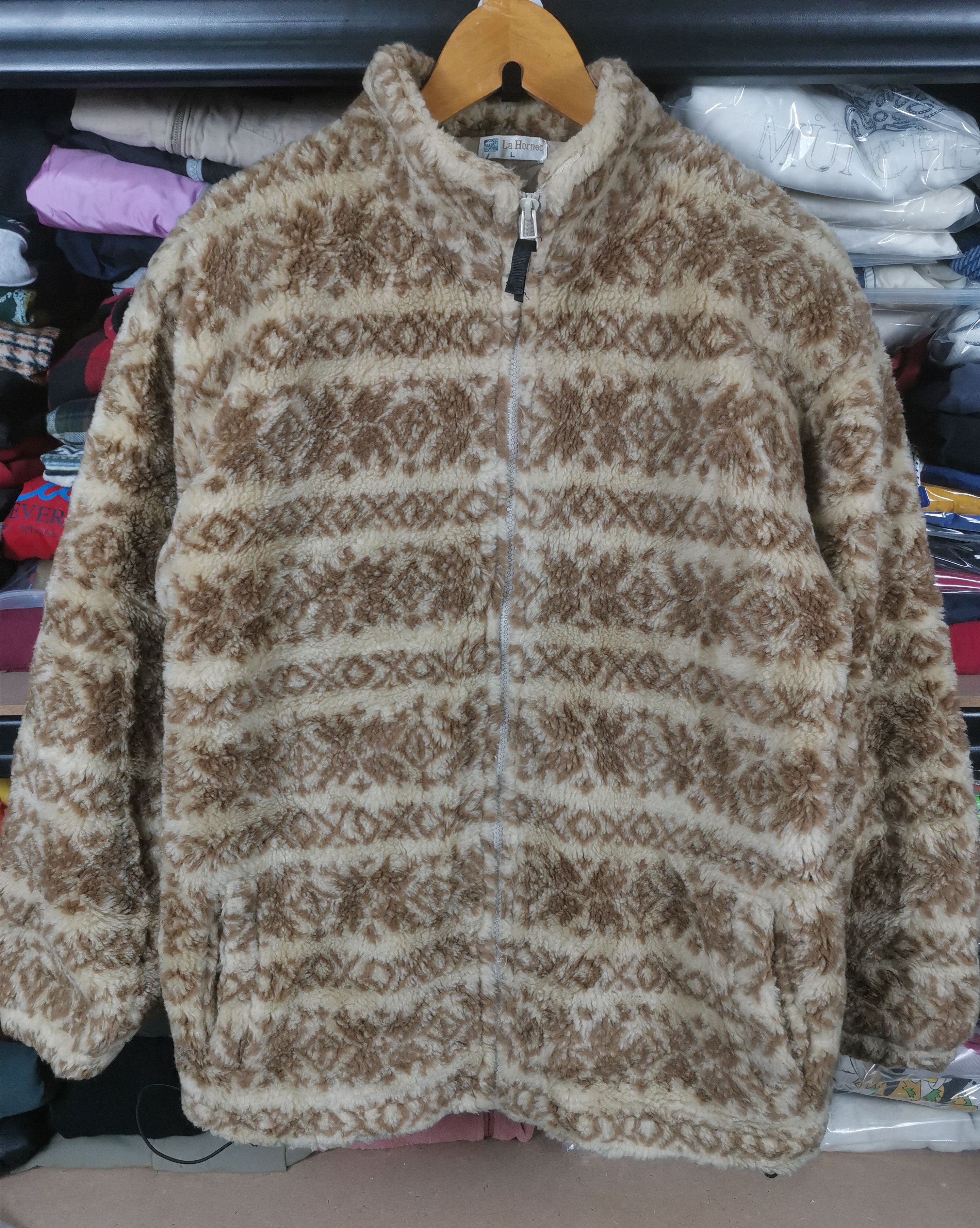 image of Archival Clothing x Vintage Navajo Jacket By La Horner in Brown, Men's (Size Medium)