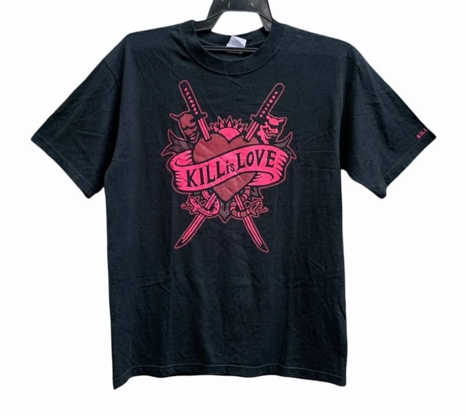 Vintage KILL BILL vol 2.. KILL is LOVE Movie Tshirt Size US M / EU 48-50 / 2 - 2 Thumbnail