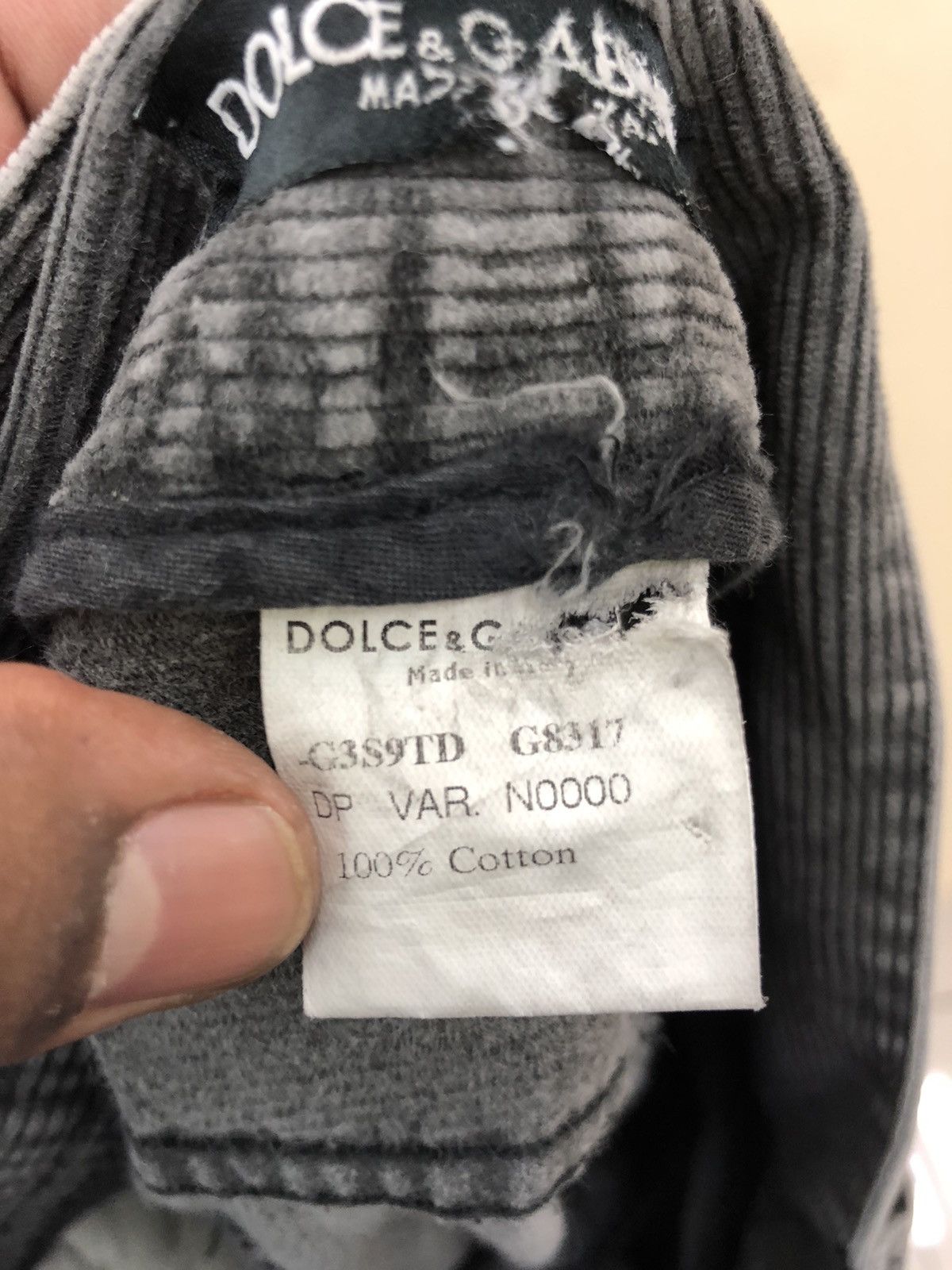 Designer × Dolce & Gabbana Dolce & Gabbana corduroy pants made in Italy Size US 36 / EU 52 - 14 Thumbnail