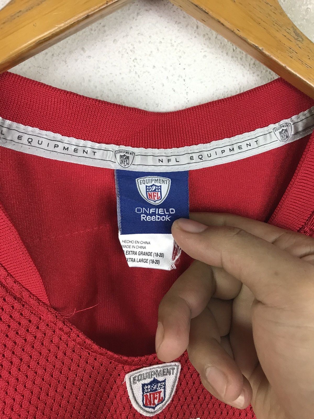 NFL × Reebok 49ERS NFL TEAM JERSEY BY REEBOK Size US XL / EU 56 / 4 - 10 Thumbnail