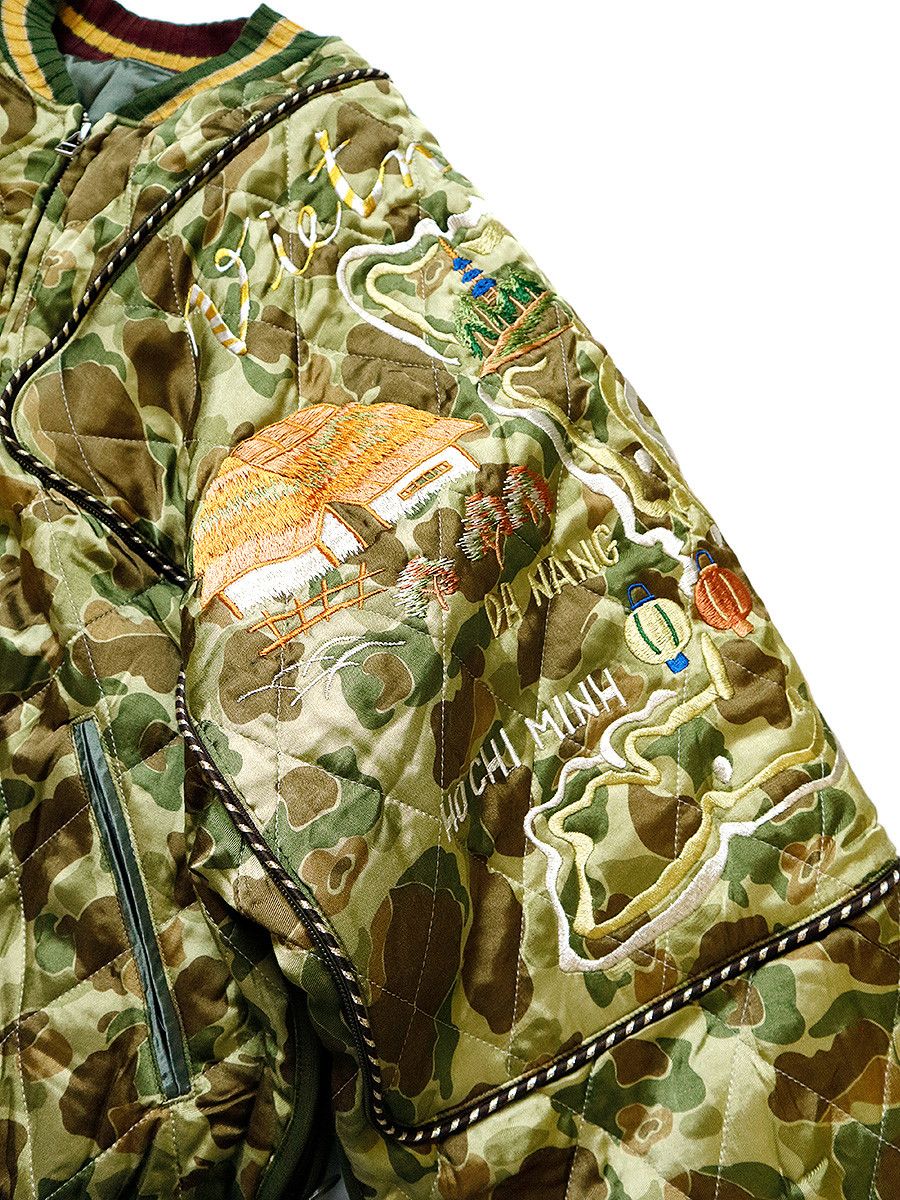 Kapital KAPITAL Rayon Camo Beautiful Vietnam Sham Bomber Jacket Size US XL / EU 56 / 4 - 10 Thumbnail