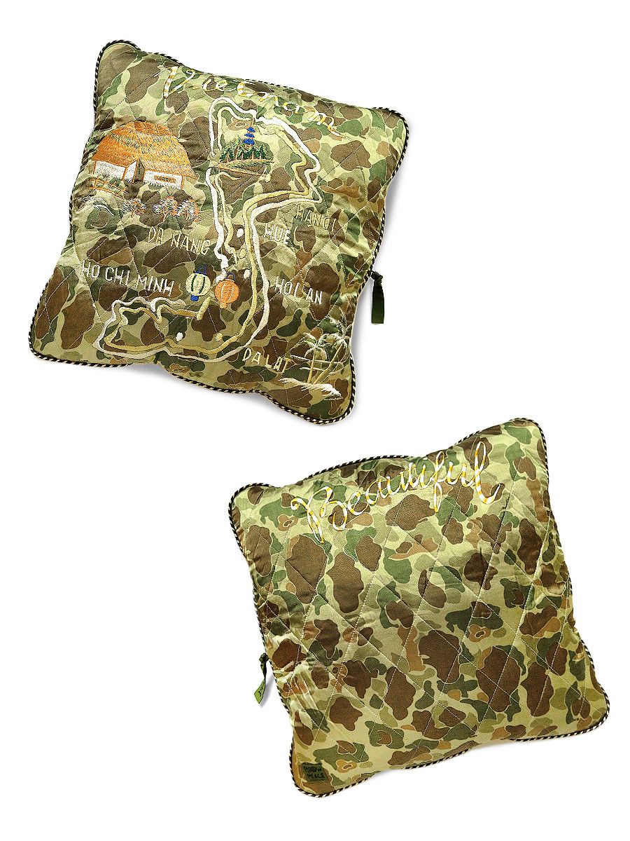 Kapital KAPITAL Rayon Camo Beautiful Vietnam Sham Bomber Jacket Size US XL / EU 56 / 4 - 3 Thumbnail