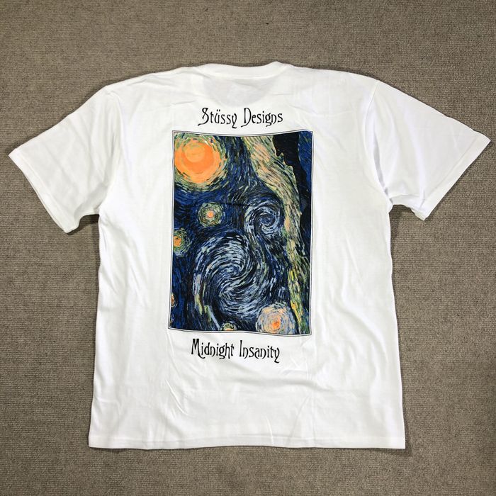 Stussy RARE Stussy 'The Stary Night' Art Tee Large | Grailed