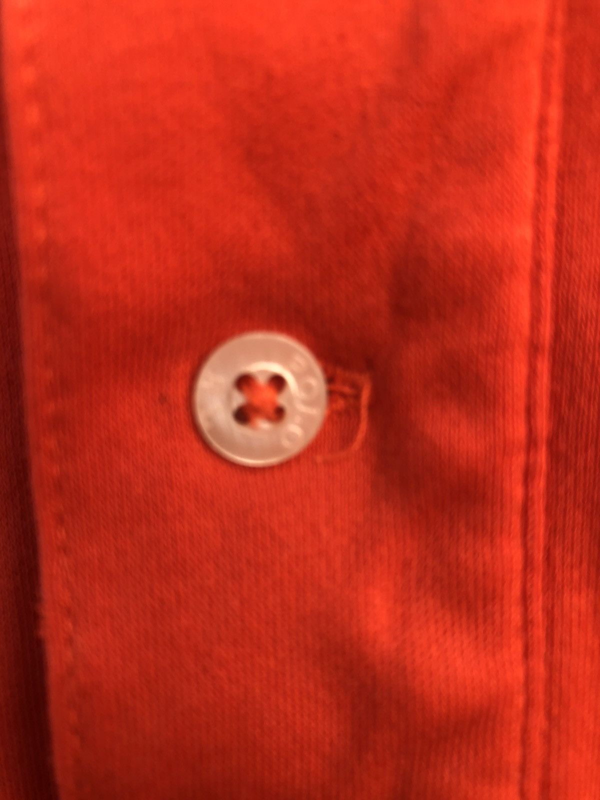 Polo Ralph Lauren Orange Polo Ralph Lauren Polo Size US L / EU 52-54 / 3 - 3 Thumbnail