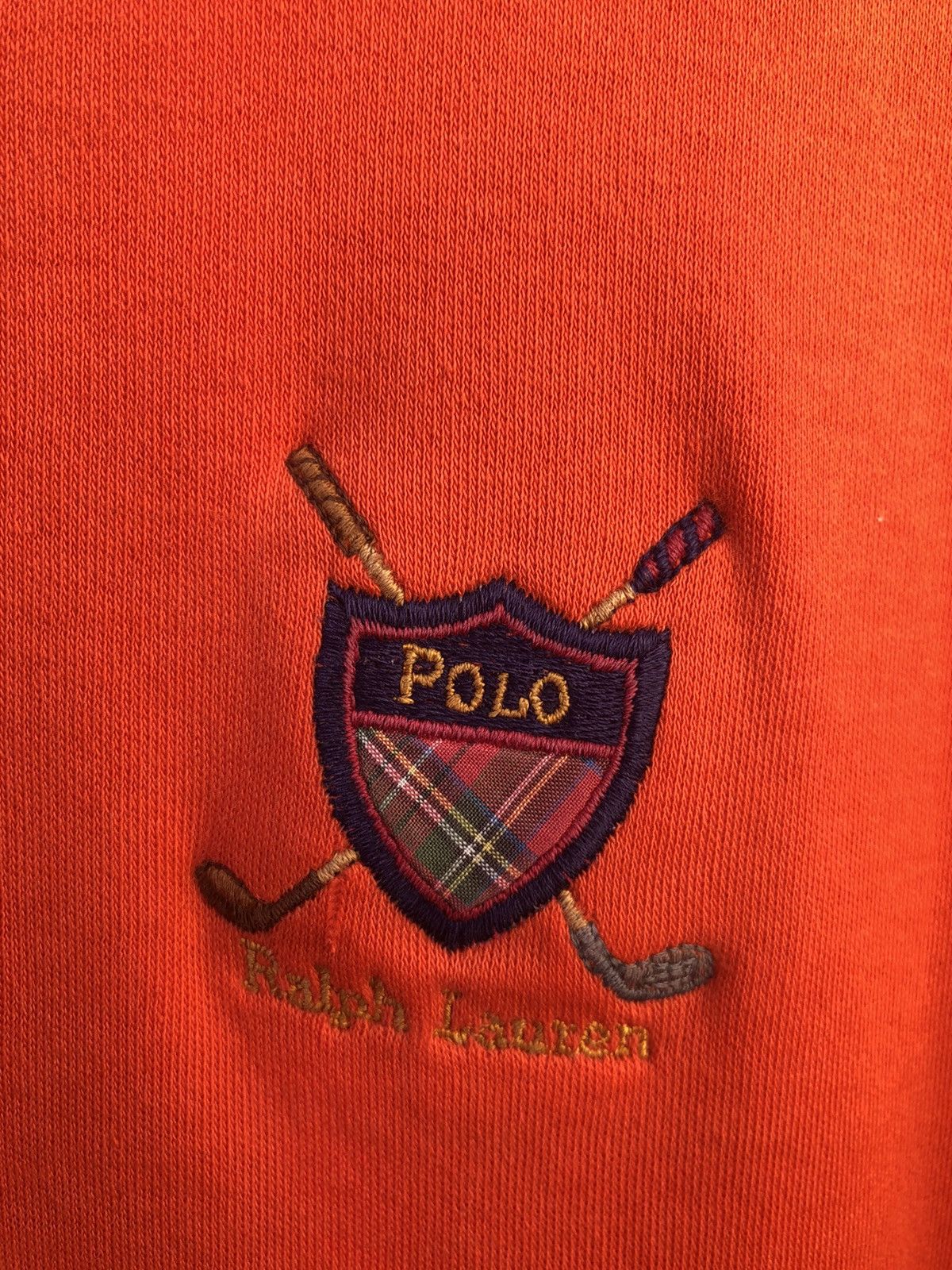 Polo Ralph Lauren Orange Polo Ralph Lauren Polo Size US L / EU 52-54 / 3 - 2 Thumbnail