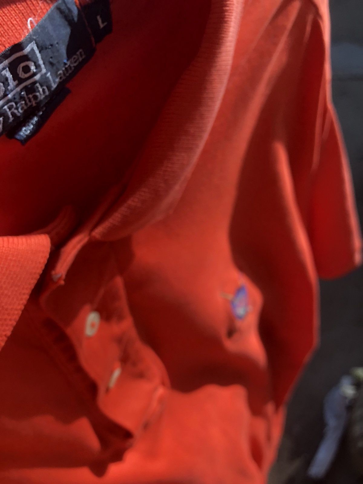 Polo Ralph Lauren Orange Polo Ralph Lauren Polo Size US L / EU 52-54 / 3 - 5 Thumbnail