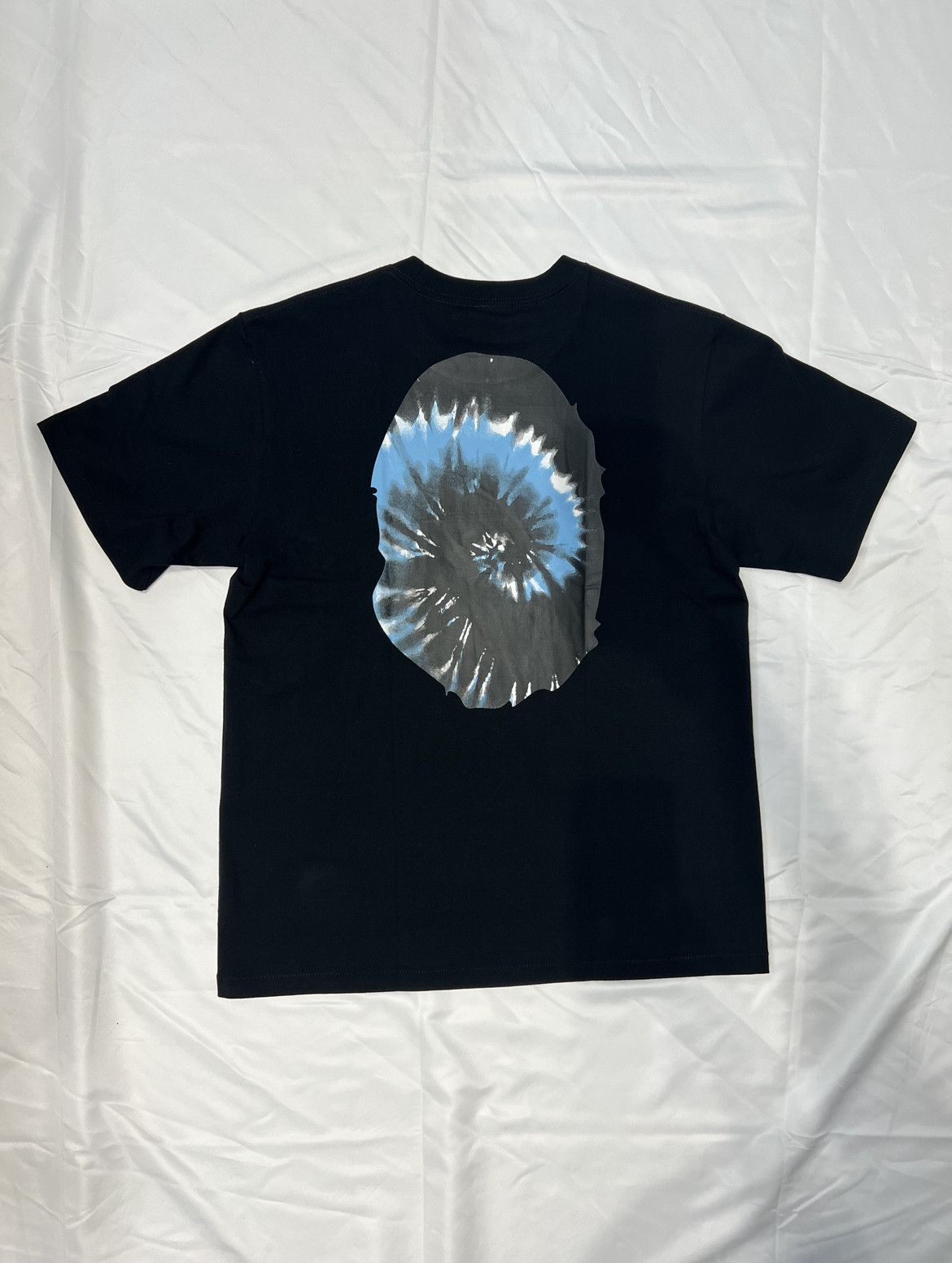 Bape BAPE Tie Dye Big Ape Head Tee Black/Blue Size US L / EU 52-54 / 3 - 3 Thumbnail