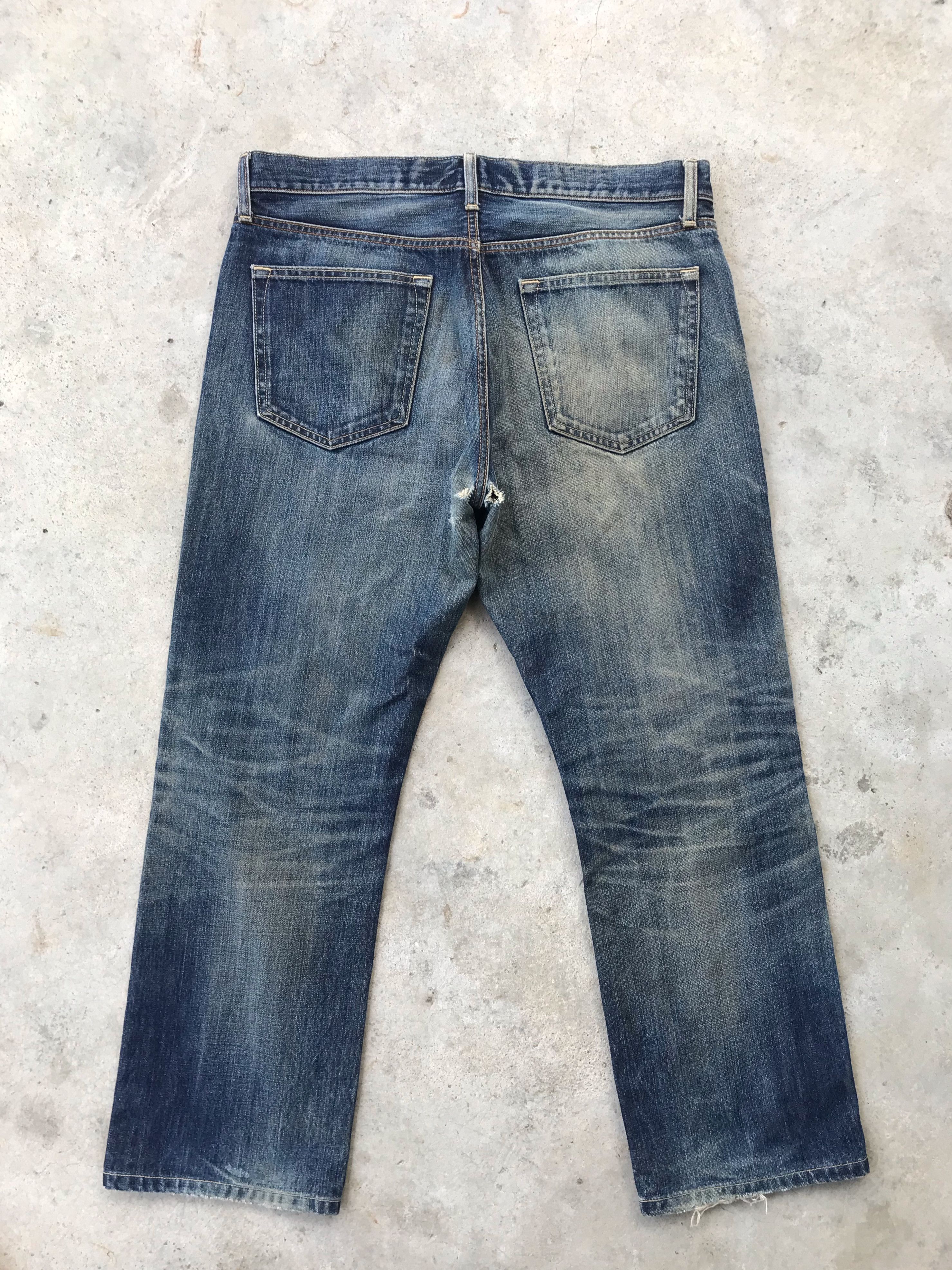 JW Anderson × Uniqlo Uniqlo x JW Anderson rusty wash denim jeans 34x27 Size US 34 / EU 50 - 6 Thumbnail