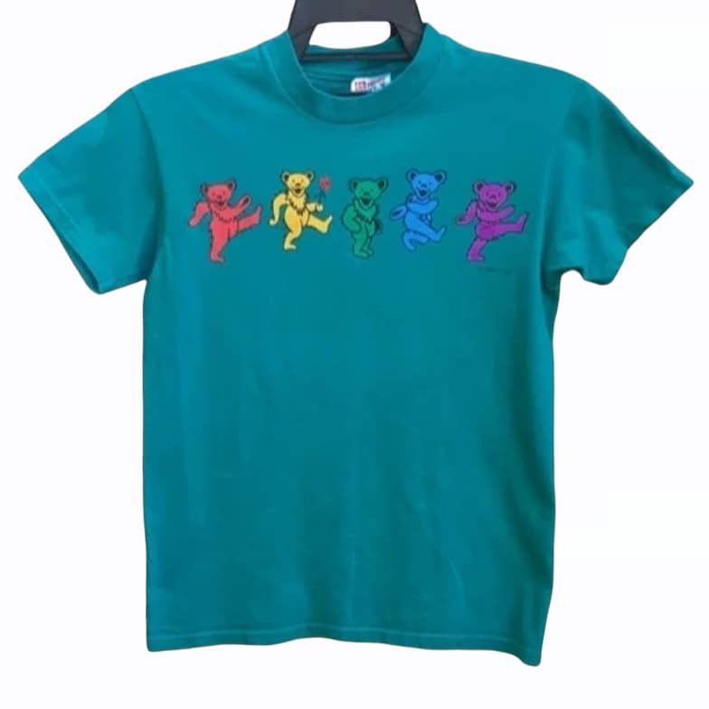 Grateful Dead Rare!!! vintage grateful dead dancing bear t shirt Size US S / EU 44-46 / 1 - 1 Thumbnail