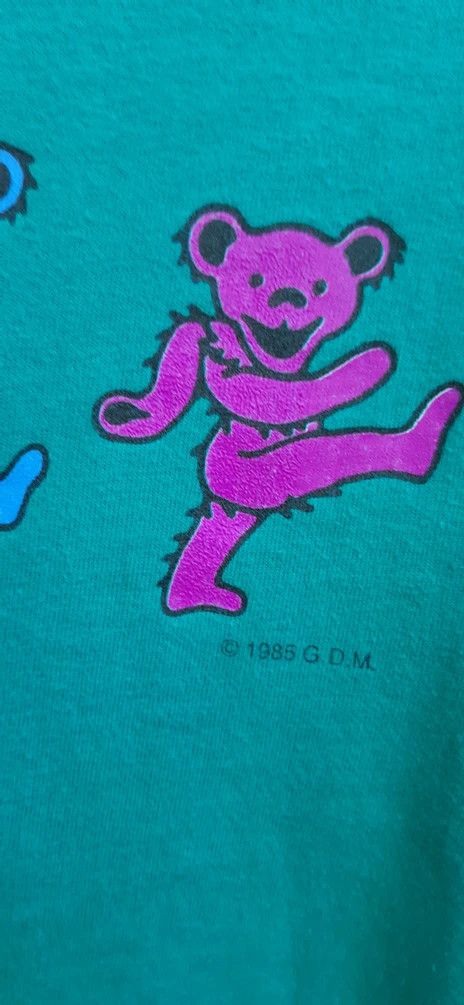 Grateful Dead Rare!!! vintage grateful dead dancing bear t shirt Size US S / EU 44-46 / 1 - 9 Thumbnail