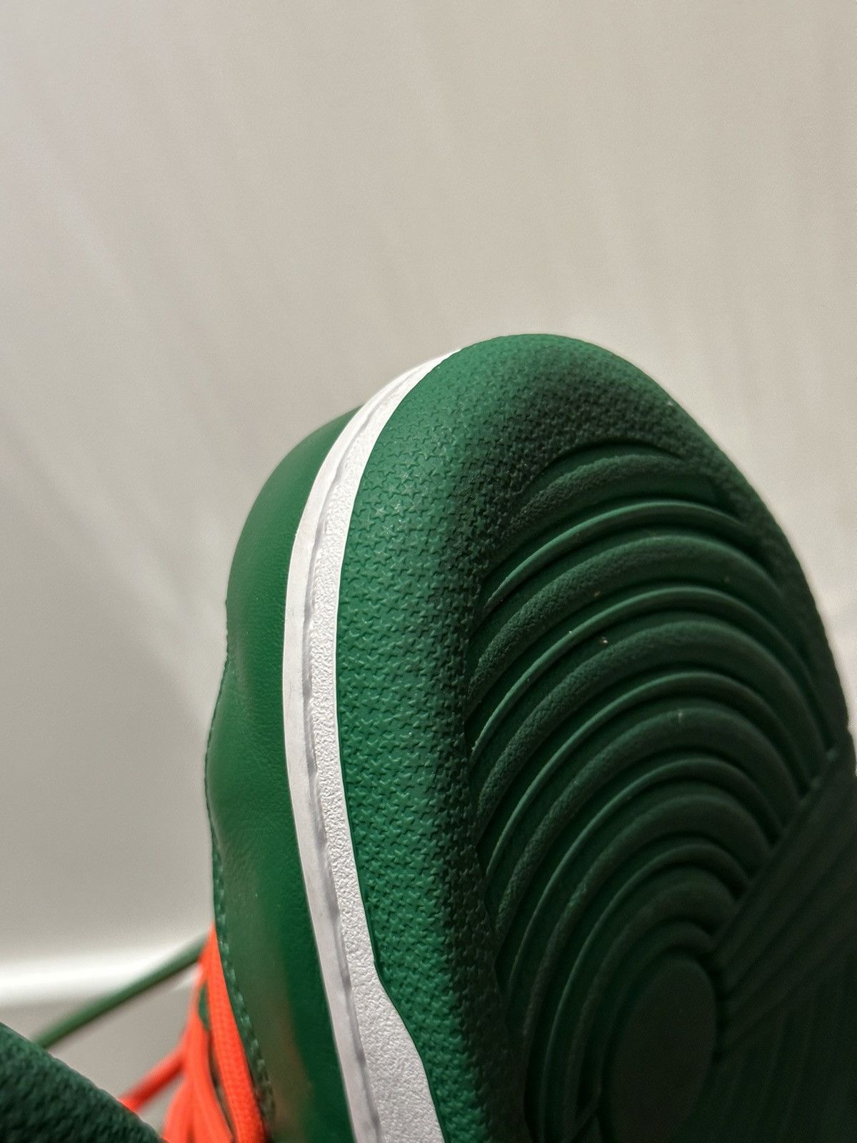Nike × Off-White Nike Offwhite Pine Green Dunk Low Size US 10 / EU 43 - 8 Thumbnail