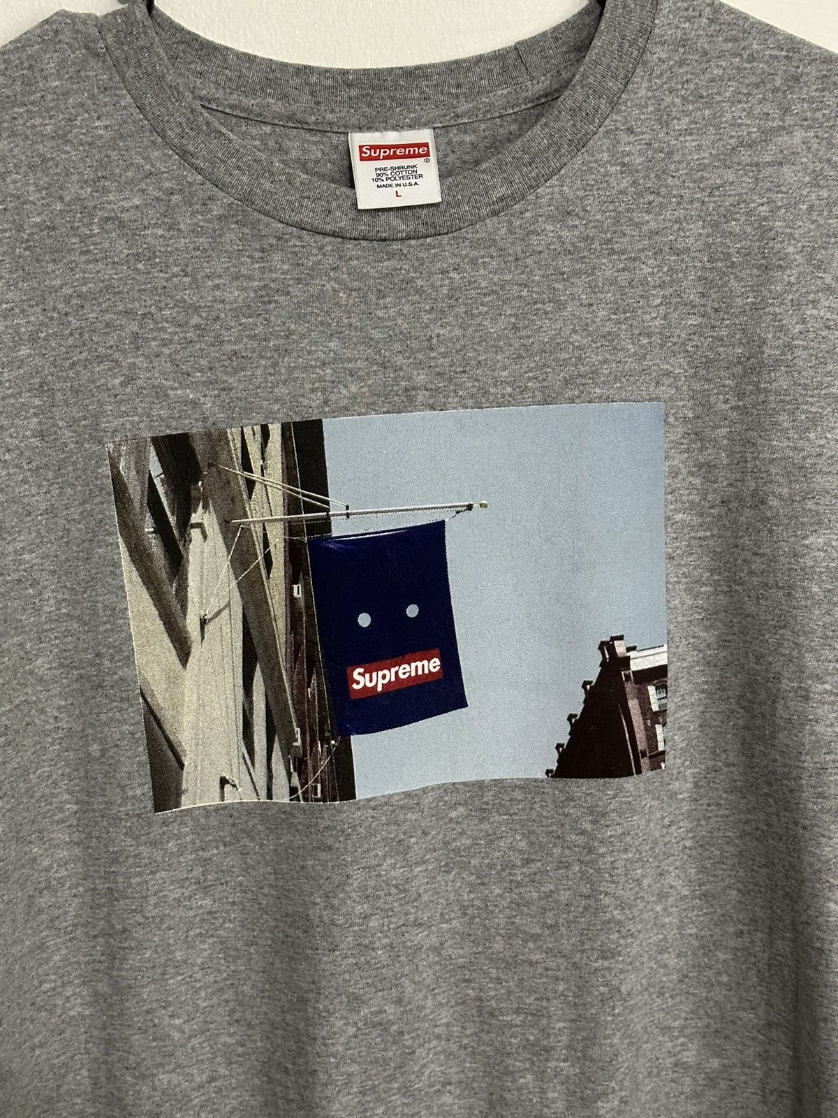 Supreme Supreme Banner Tee Size US L / EU 52-54 / 3 - 2 Thumbnail