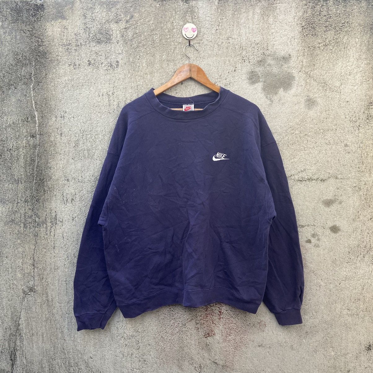 Nike Vintage 90s nike grey tag sweatshirt pullover Size US XL / EU 56 / 4 - 1 Thumbnail