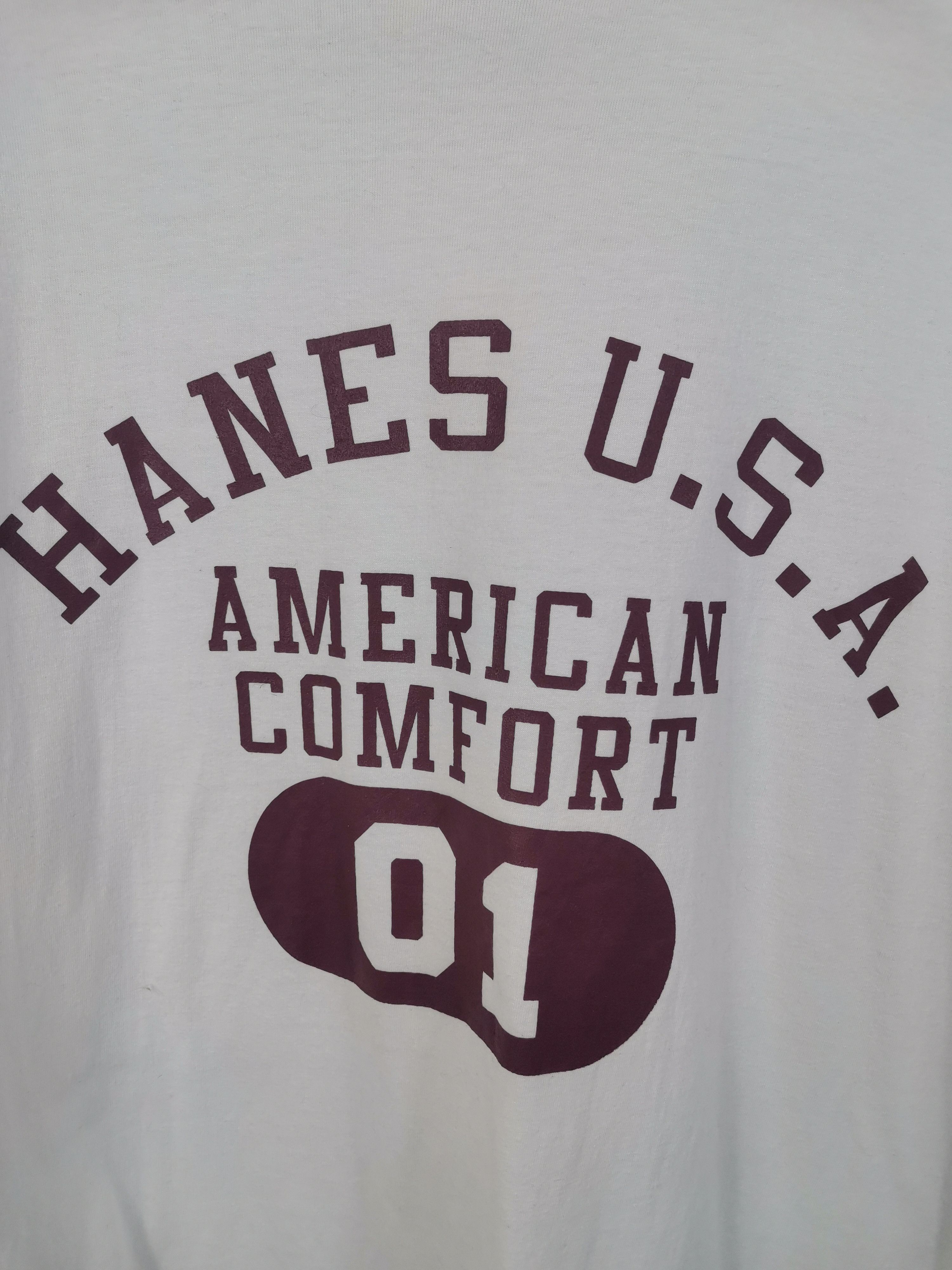 Hanes Vintage Hanes Long Sleeve Tshirt Size US XL / EU 56 / 4 - 2 Thumbnail