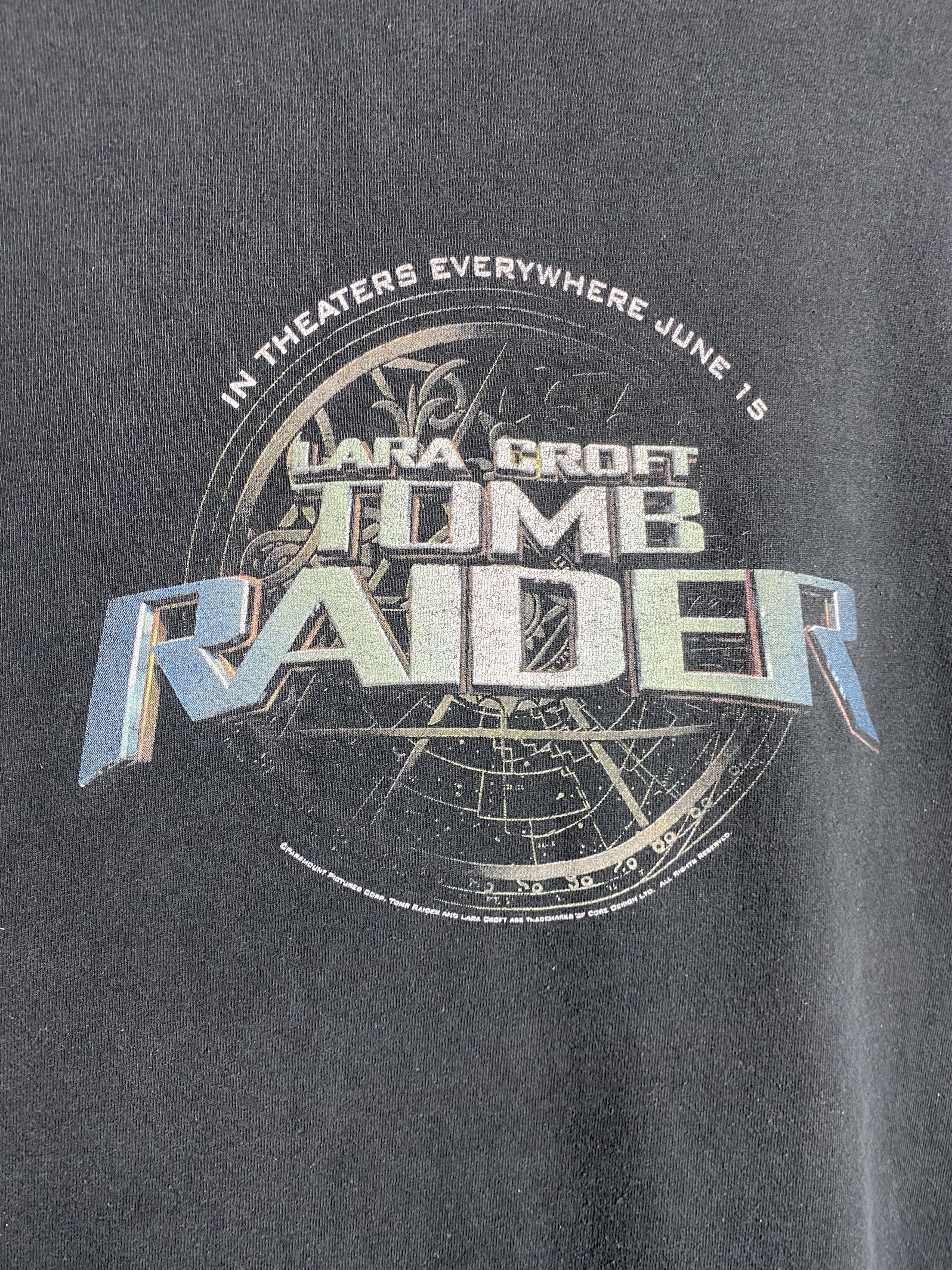 Vintage 🚨Vintage Lara Croft Tomb Raider 2001 Movie Promo T-Shirt Size US L / EU 52-54 / 3 - 2 Thumbnail