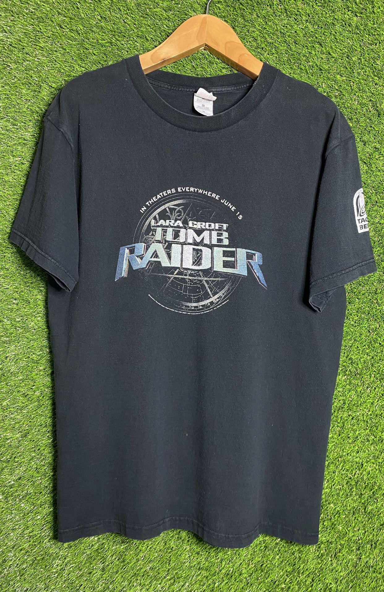 Vintage 🚨Vintage Lara Croft Tomb Raider 2001 Movie Promo T-Shirt Size US L / EU 52-54 / 3 - 1 Thumbnail