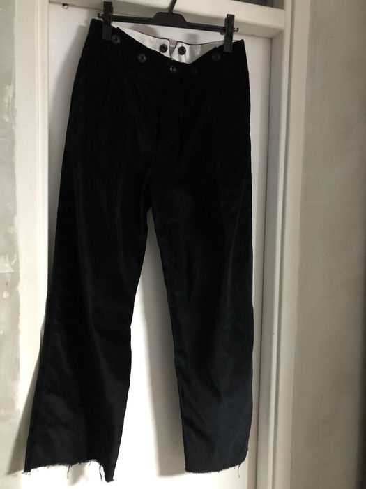 Elena Dawson John Alexander Skelton Black velvet Pants | Grailed