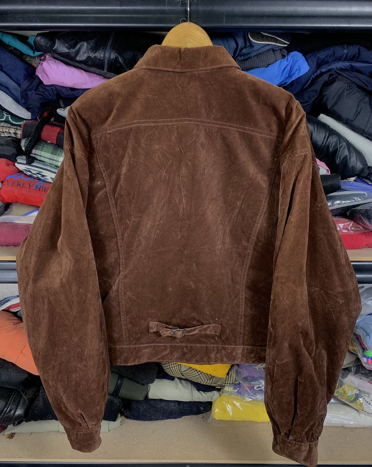 Japanese Brand Vintage MA MONTRE Trucker Jacket Design Casual Crop Jacket Size US L / EU 52-54 / 3 - 3 Thumbnail