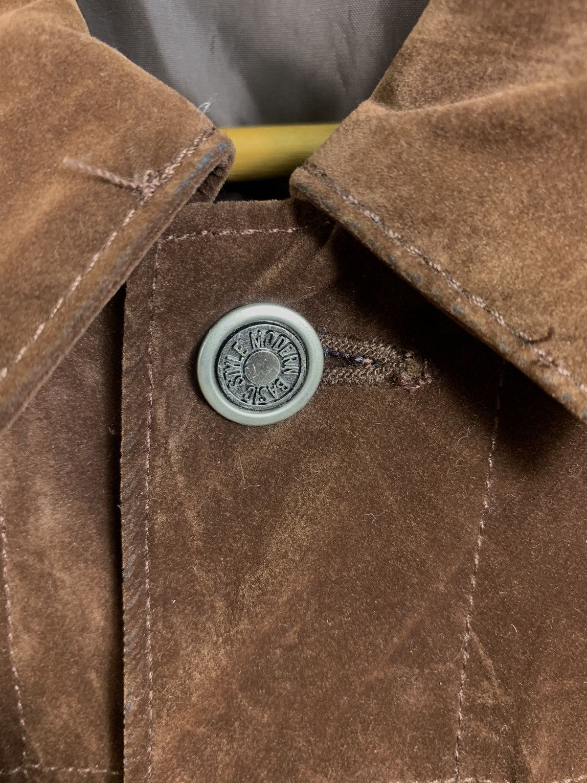 Japanese Brand Vintage MA MONTRE Trucker Jacket Design Casual Crop Jacket Size US L / EU 52-54 / 3 - 2 Thumbnail