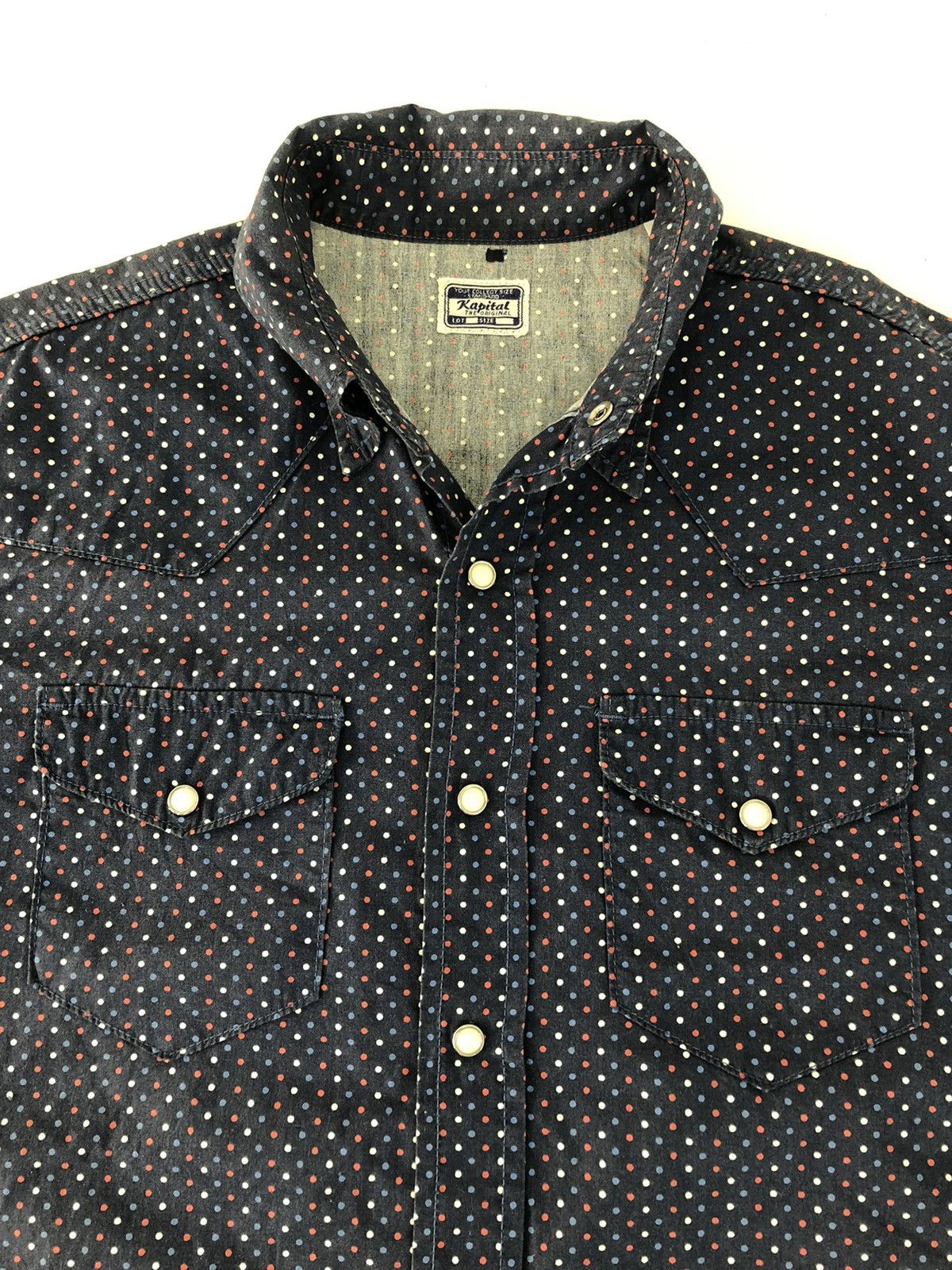 Japanese Brand Kapital Shirt Double Pocket Western Design Size US M / EU 48-50 / 2 - 8 Thumbnail